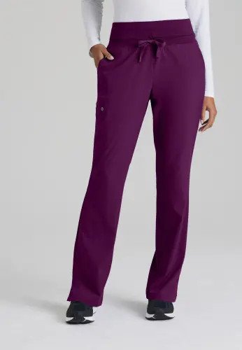 Barco One Stride Scrub Trousers: Eco-Friendly Comfort for Healthcare Professionals Wine XXS