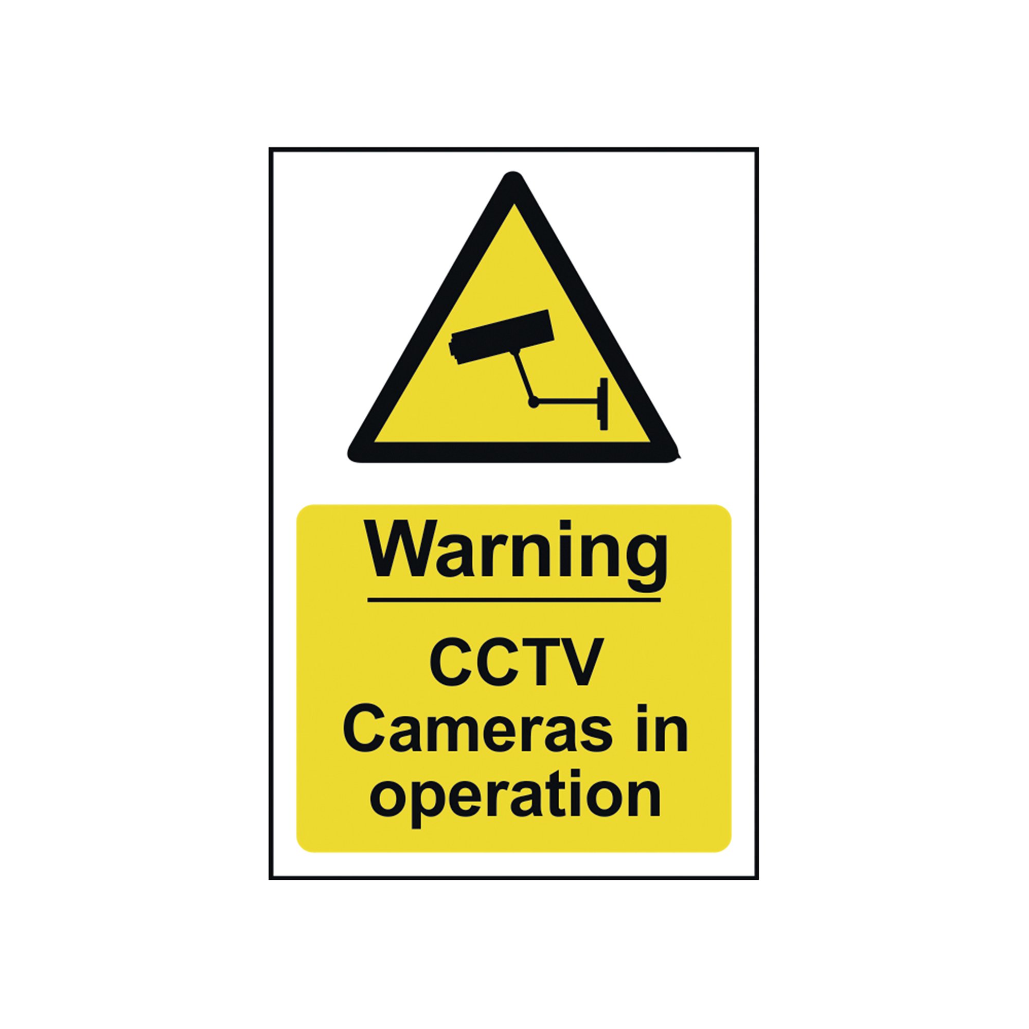 Spectrum Industrial Warning CCTV Cameras In Operation PVC Sign 1311