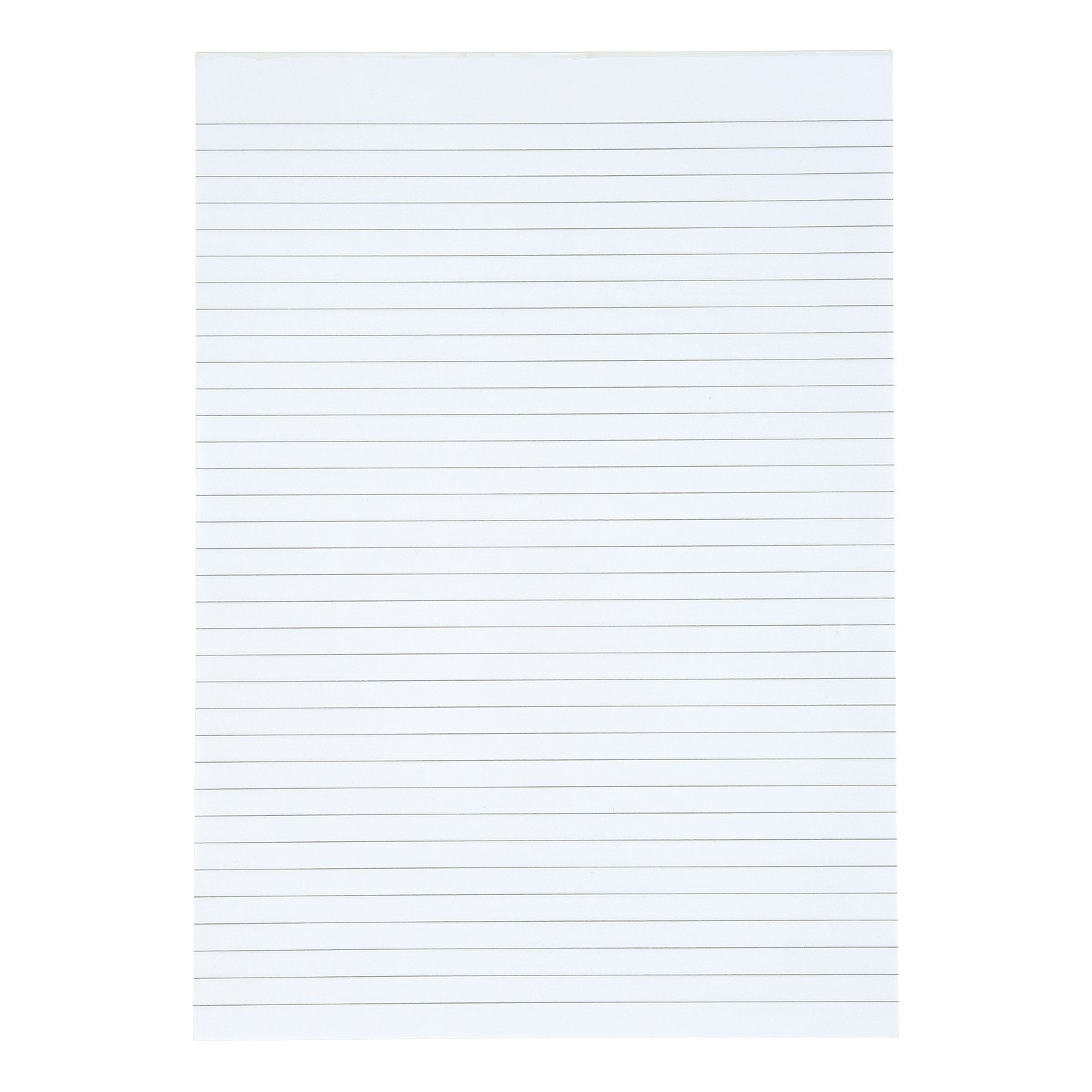 5 Star Memo Pad Headbound Ruled 160 Pages A4 60gsm White Paper (Pack of 10) 638701