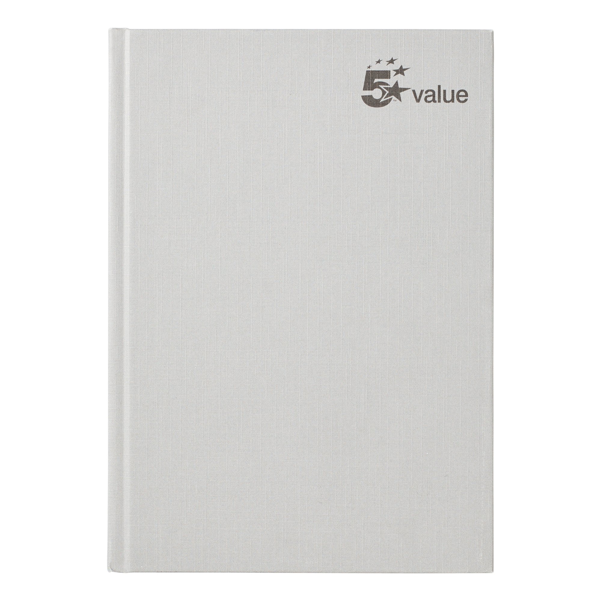 5 Star Casebound Notebook Ruled 192 Pages A5 70gsm (Pack of 5) 638787
