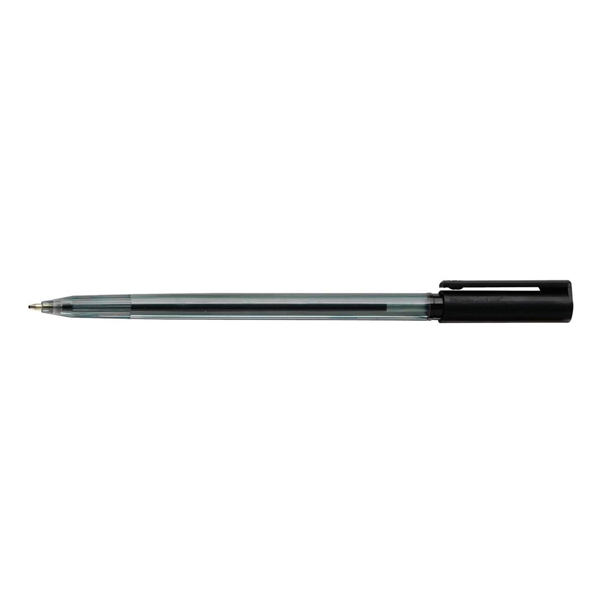 5 Star Ball Pen Medium 1mm Tip 0.5mm Line Black (Pack of 20) 938012