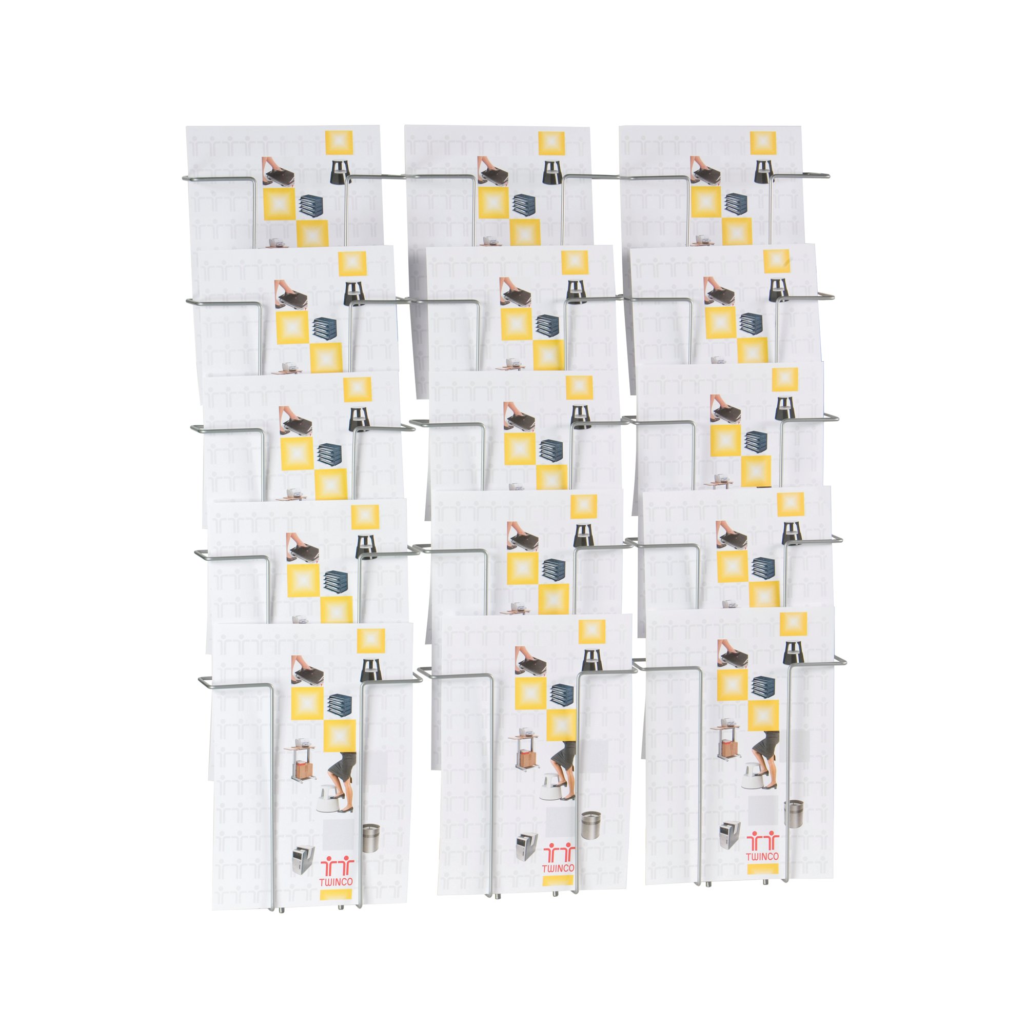 Announce 15 Compartment Wire Literature Holder A4 AA10262