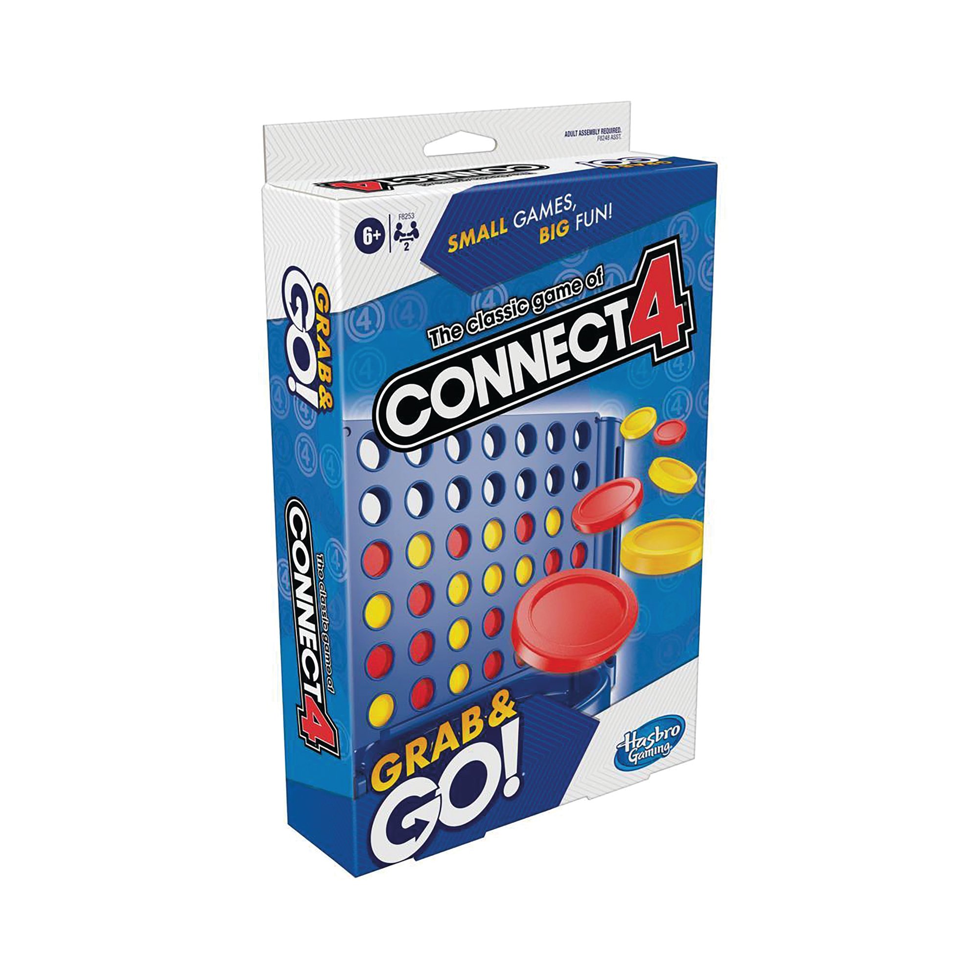 Hasbro Connect 4 Grab and Go Portable Game 285 F8253