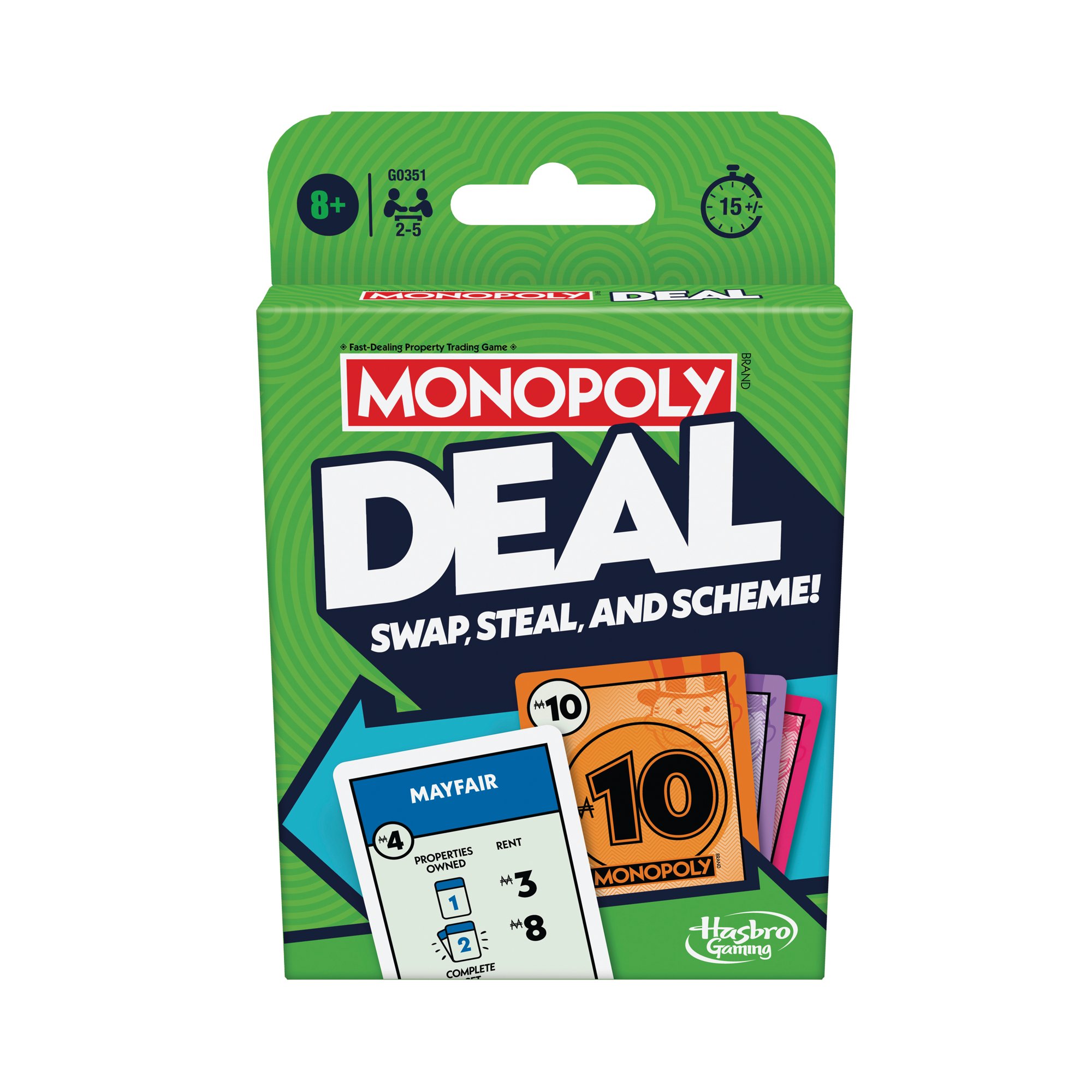 Hasbro Monopoly Deal Card Game 285 G0351