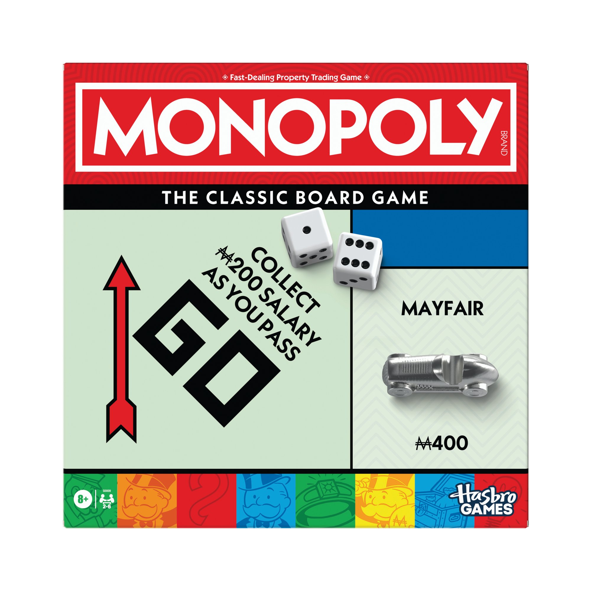 Hasbro Monopoly Classic Board Game 285 G0009