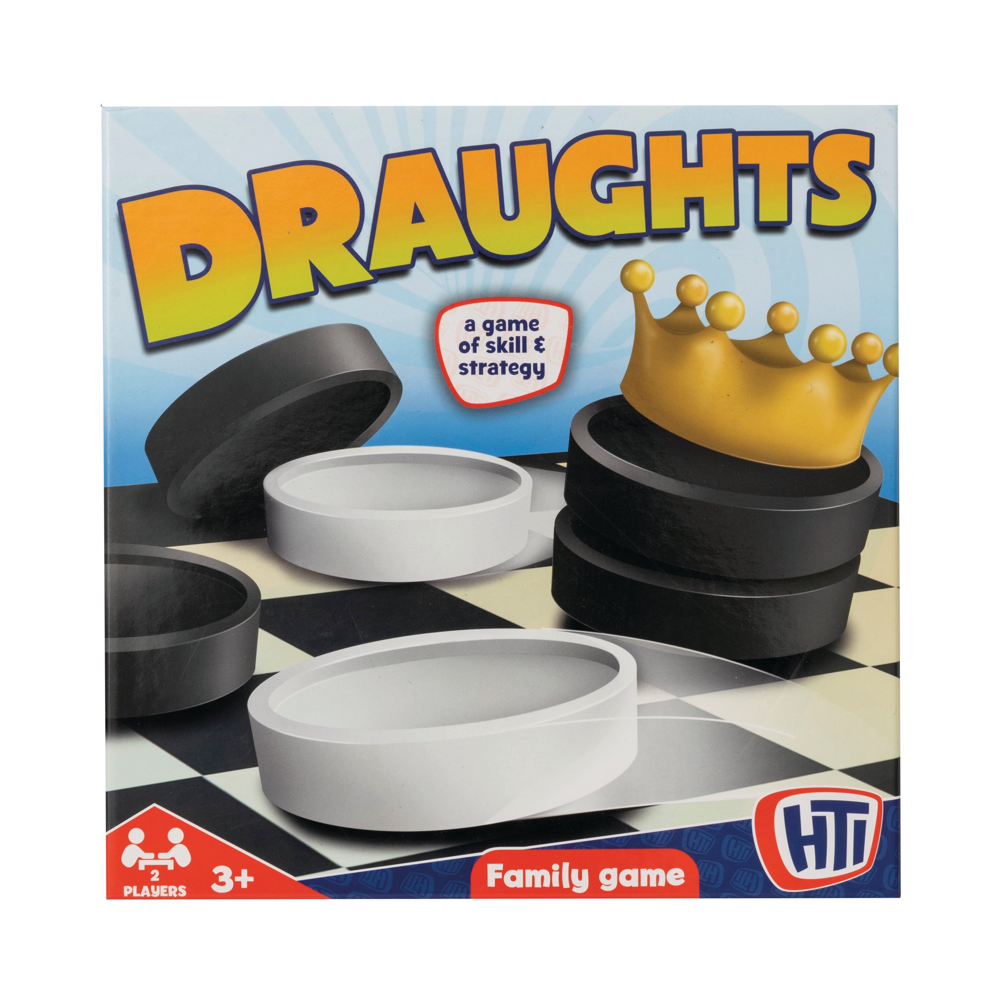 HTI Toys Draughts Traditional Family Board Game 211 1374327