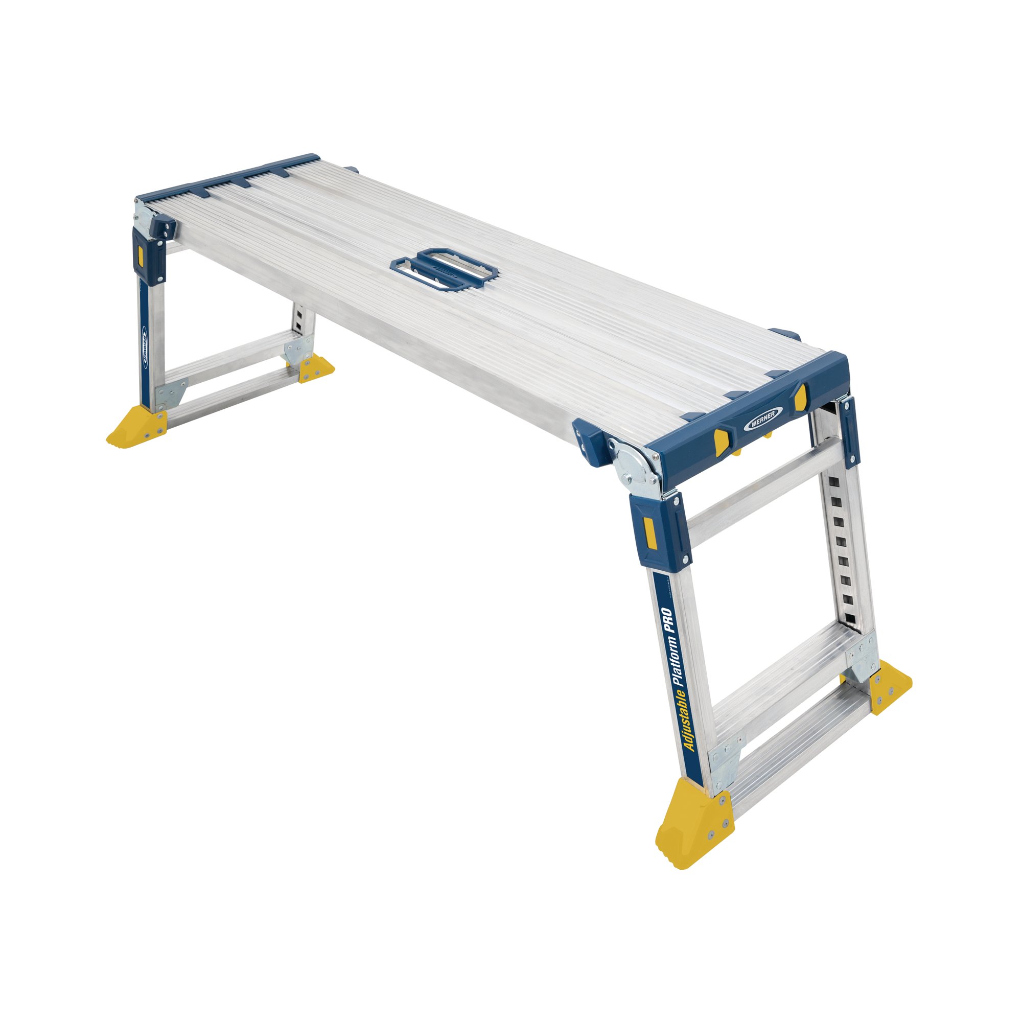 Werner Adjustable PRO Work Platform Lightweight Aluminium Blue 79023