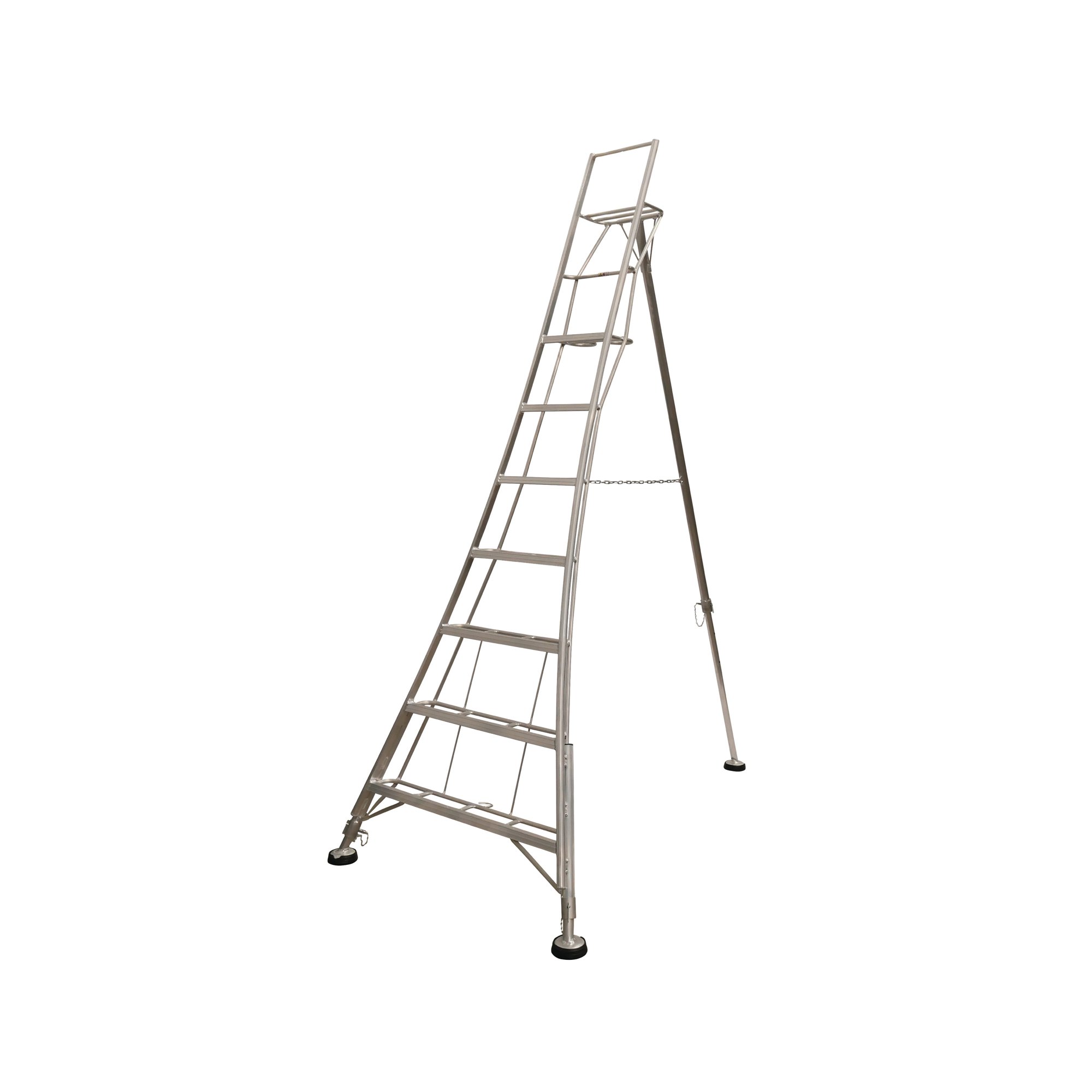 Werner Adjustable 7 Tread Tripod Ladder with High Handrail 92507