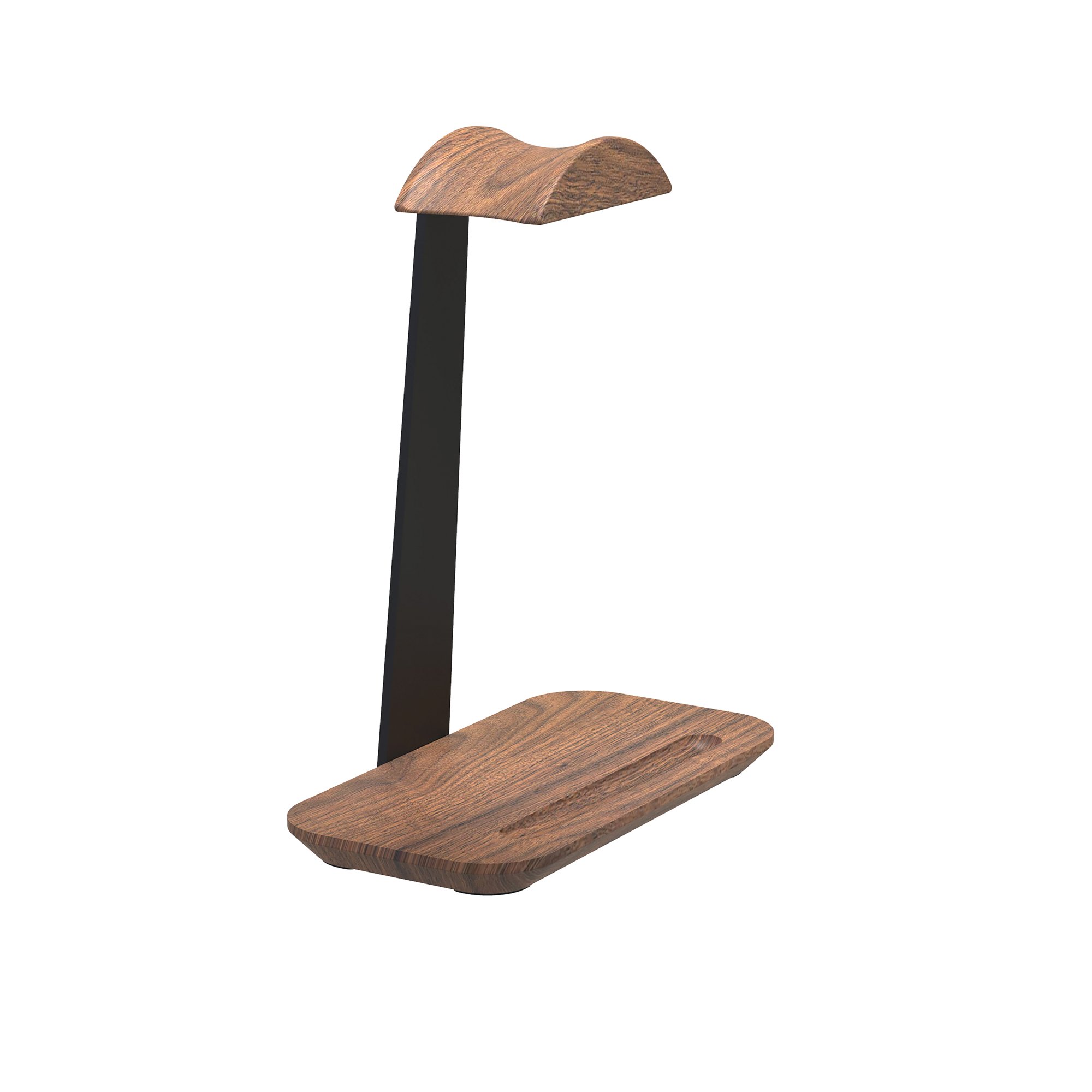 Alba HeadphoneStand Black/Walnut ODHEAD W