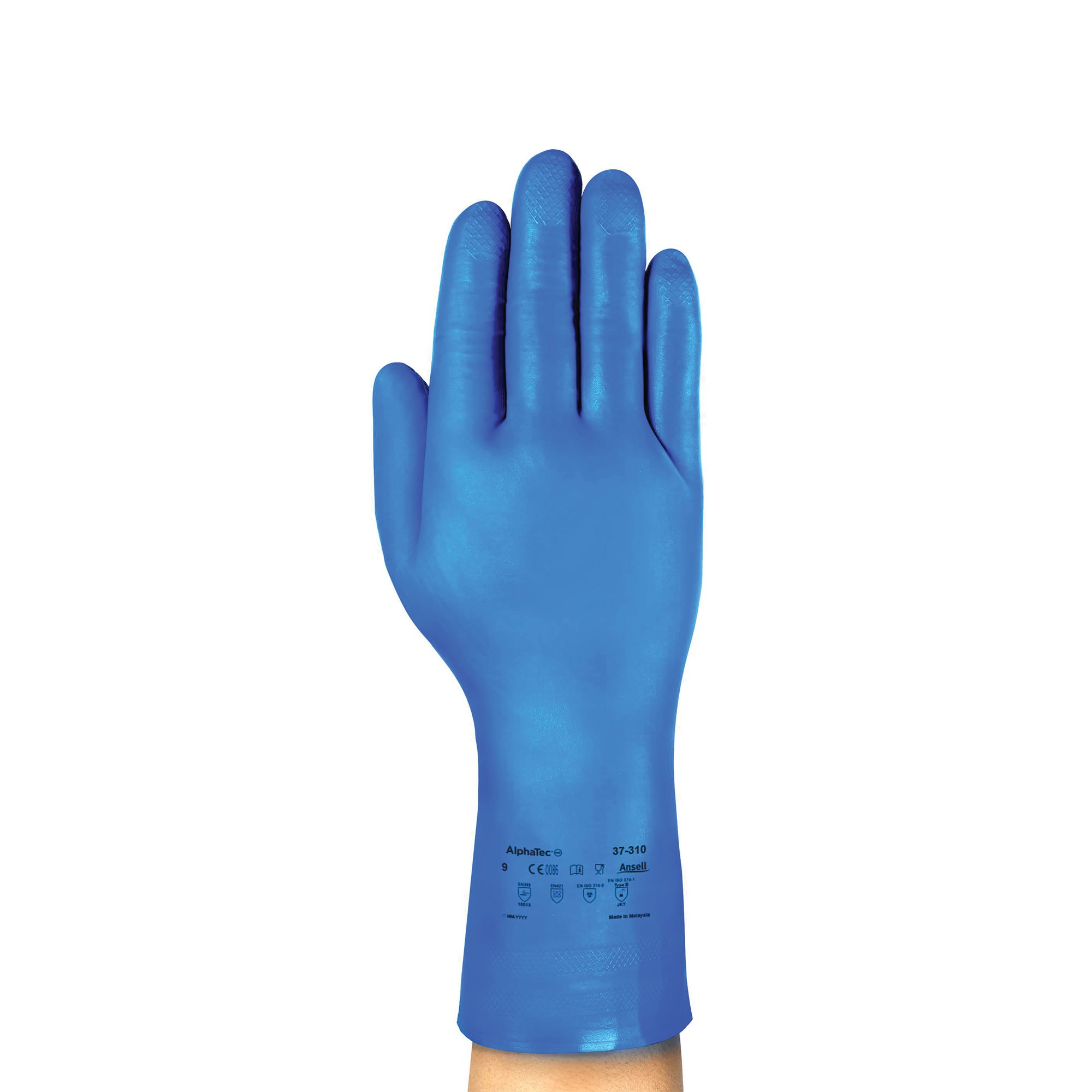 Ansell Alphatec 37-310 Glove Size 9 Large Blue (Pack of 144) AN37-310NL