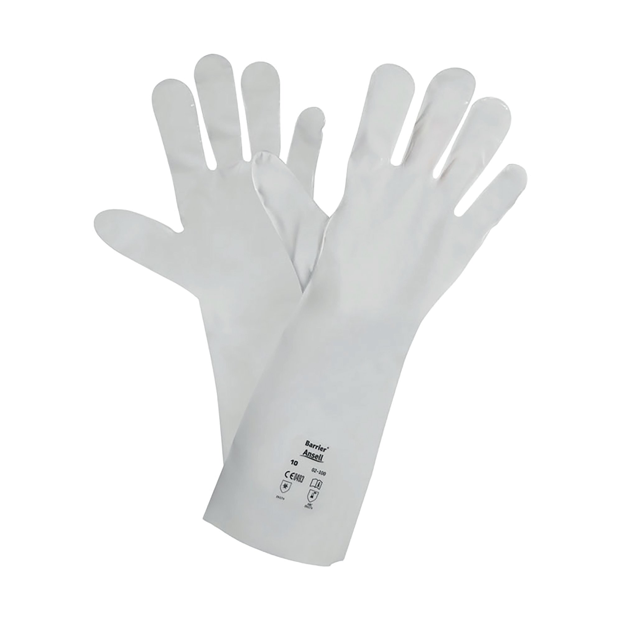 Ansell Barrier Gloves 1Pr White Size XS AN02-100XS