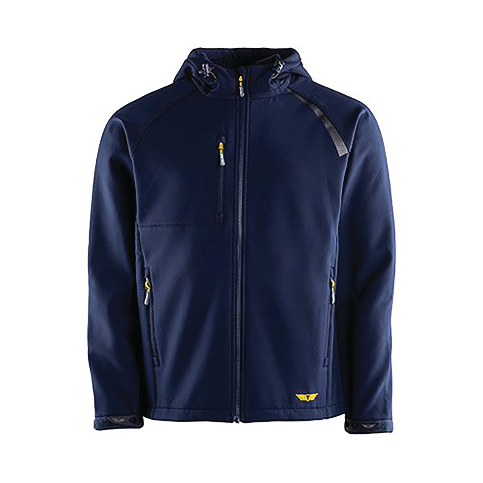 Trojan Men's Navy Hooded Softshell Jacket 2XL