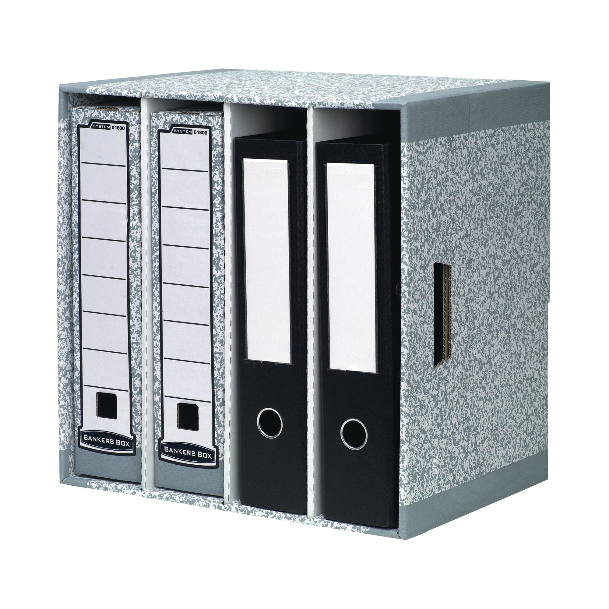 Bankers Box System File Store 4 Drawer Grey (Pack of 5) 01840