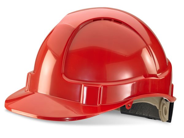 Beeswift Safety Helmet Red One Size BBVSHRHRE
