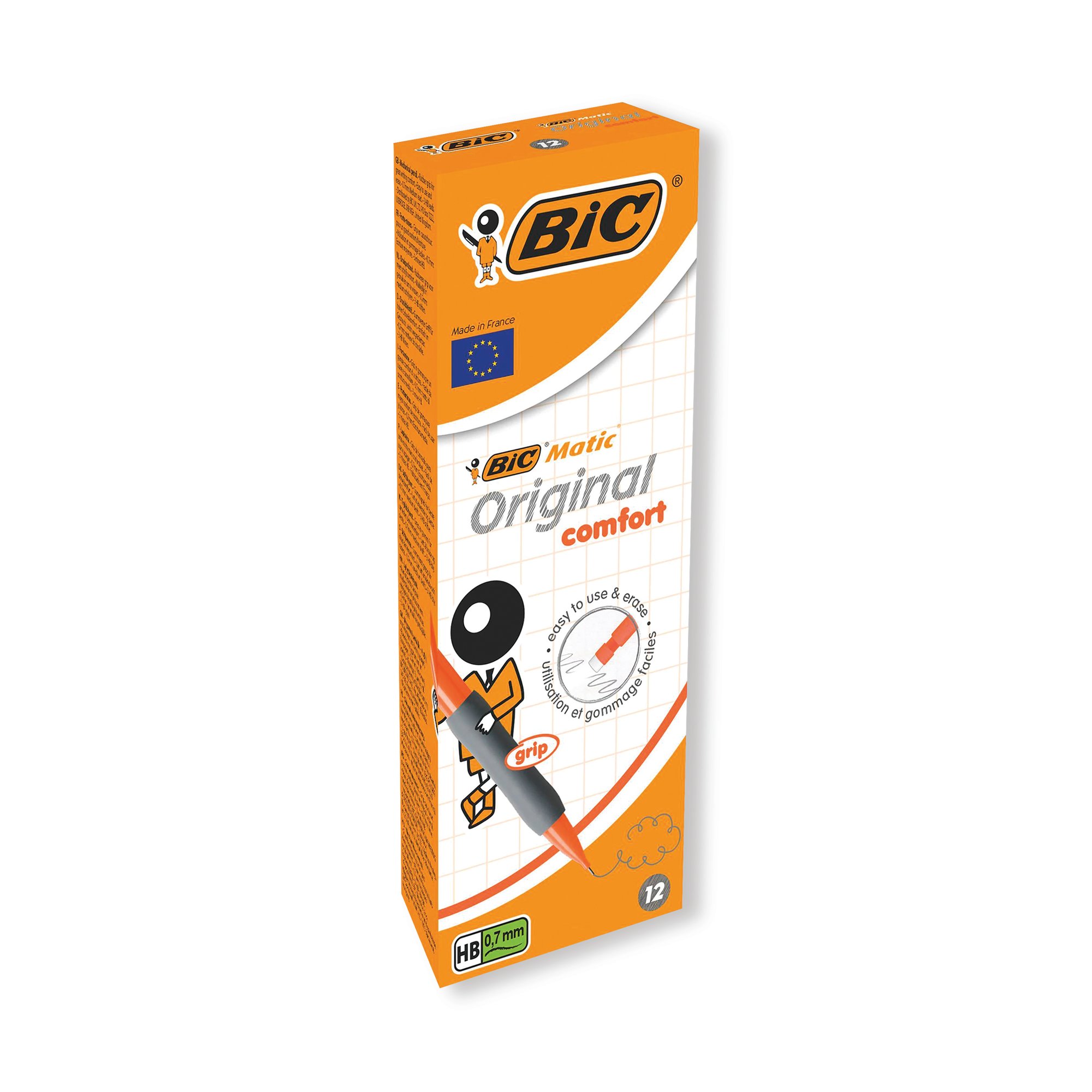 Bic Matic Original Comfort Mechanical Pencil 0.7mm (Pack of 12) 890284