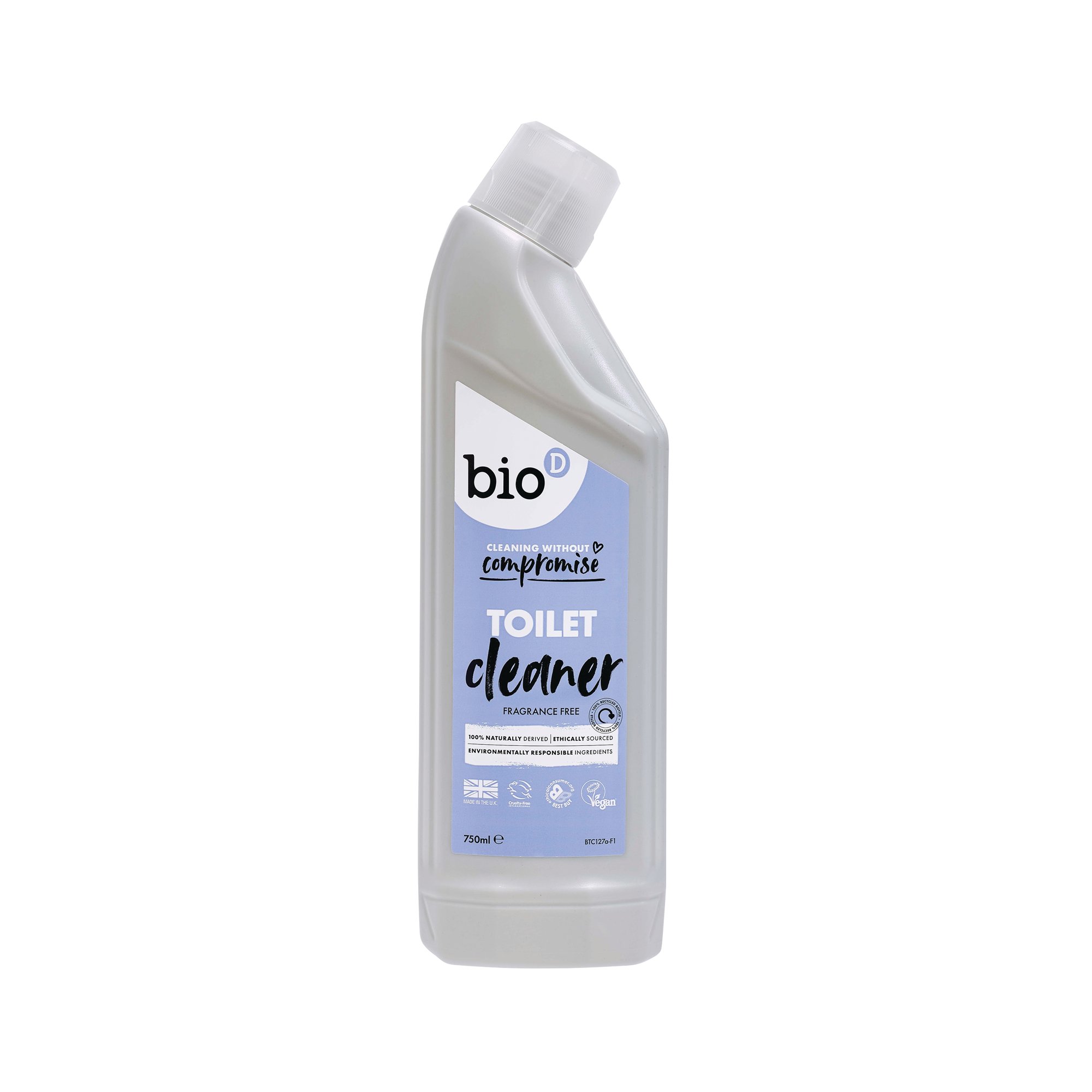 Biod Fragrance Free Toilet Cleaner 750ml Pack of 12 BTC127a