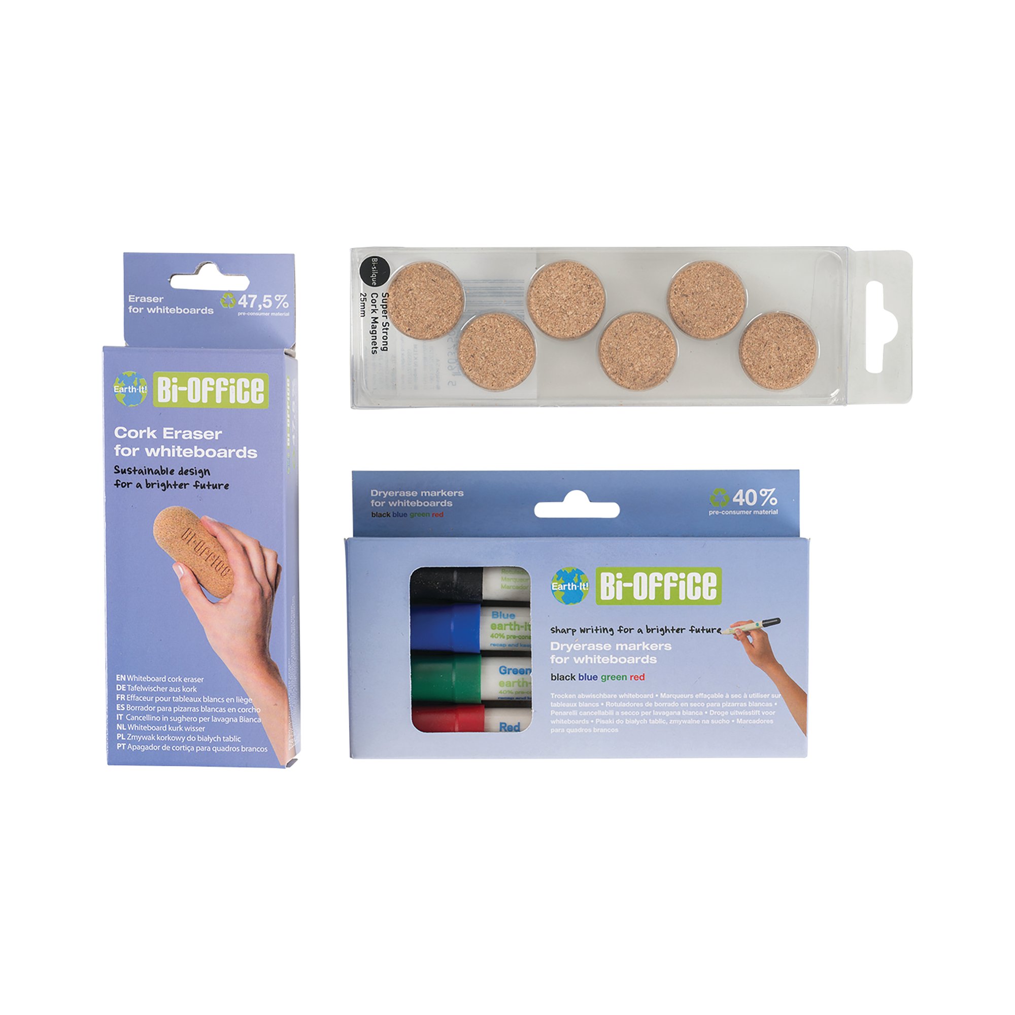 Bi-Office Earth Magnetic Whiteboard Kit KT3401-999