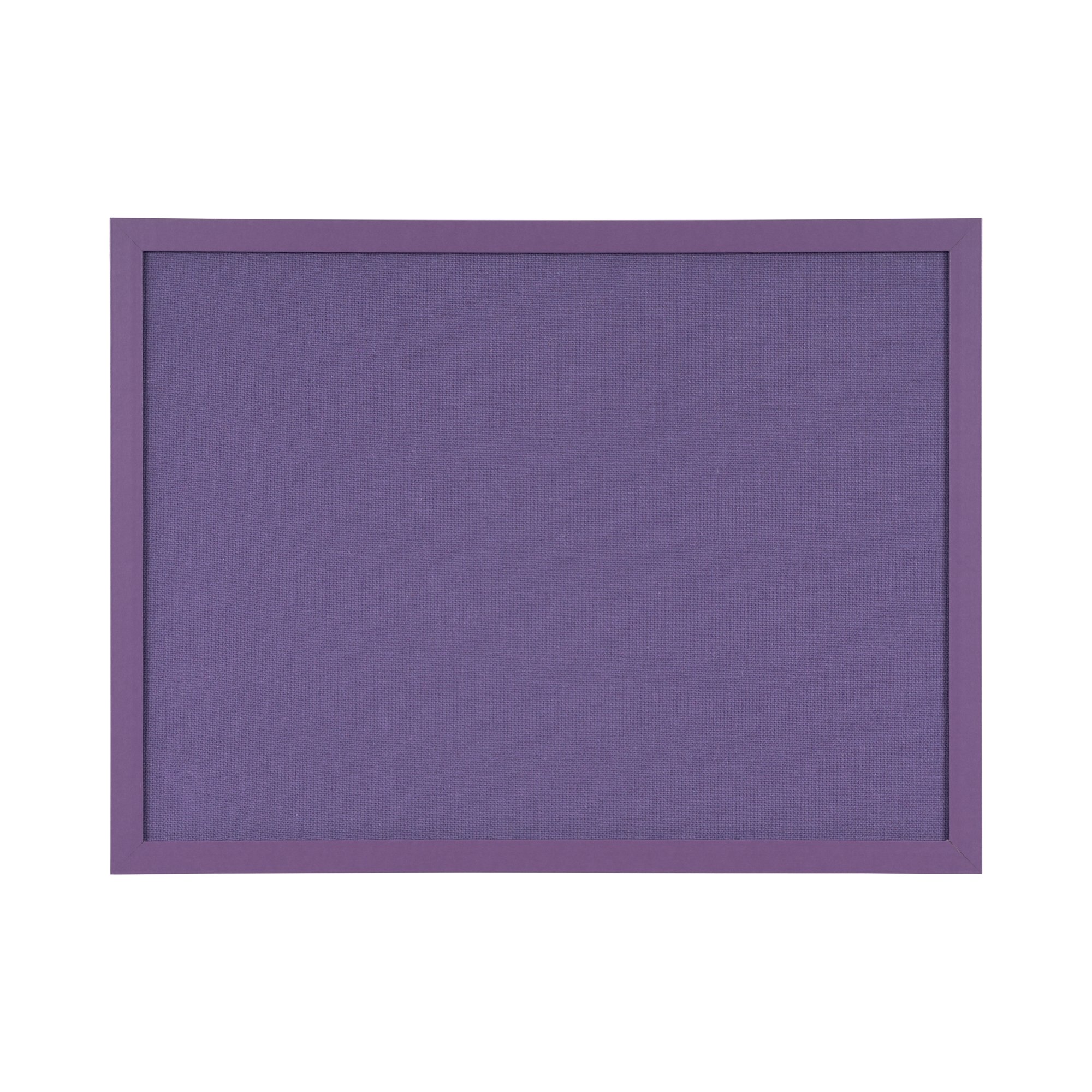 Bi-Office Essentials Purple Fabric Noticeboard Purple Frame 60x45cm FB0469418