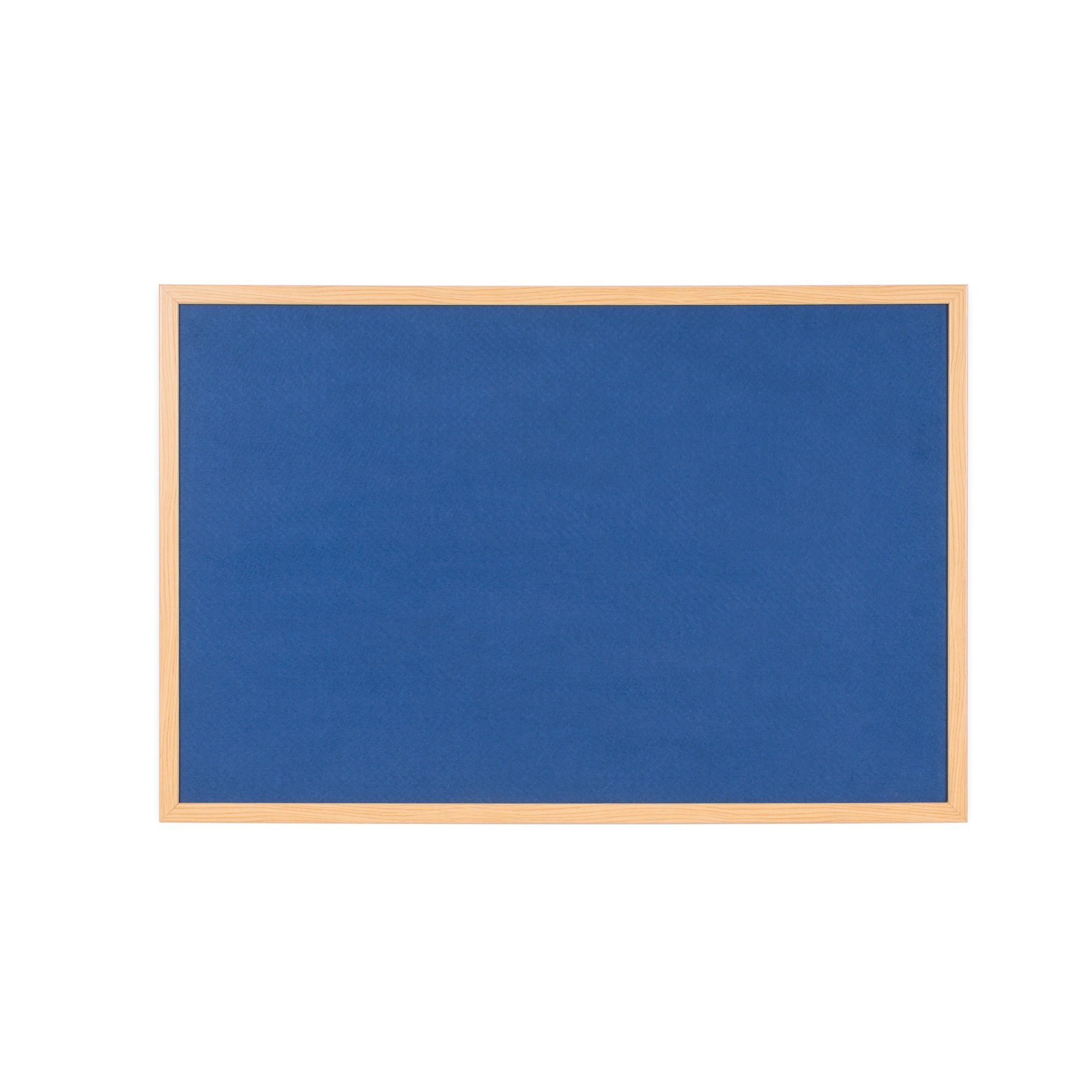 Bi-Office Earth Executive Felt Notice Board Oak Blu 120x90cm FB5143239