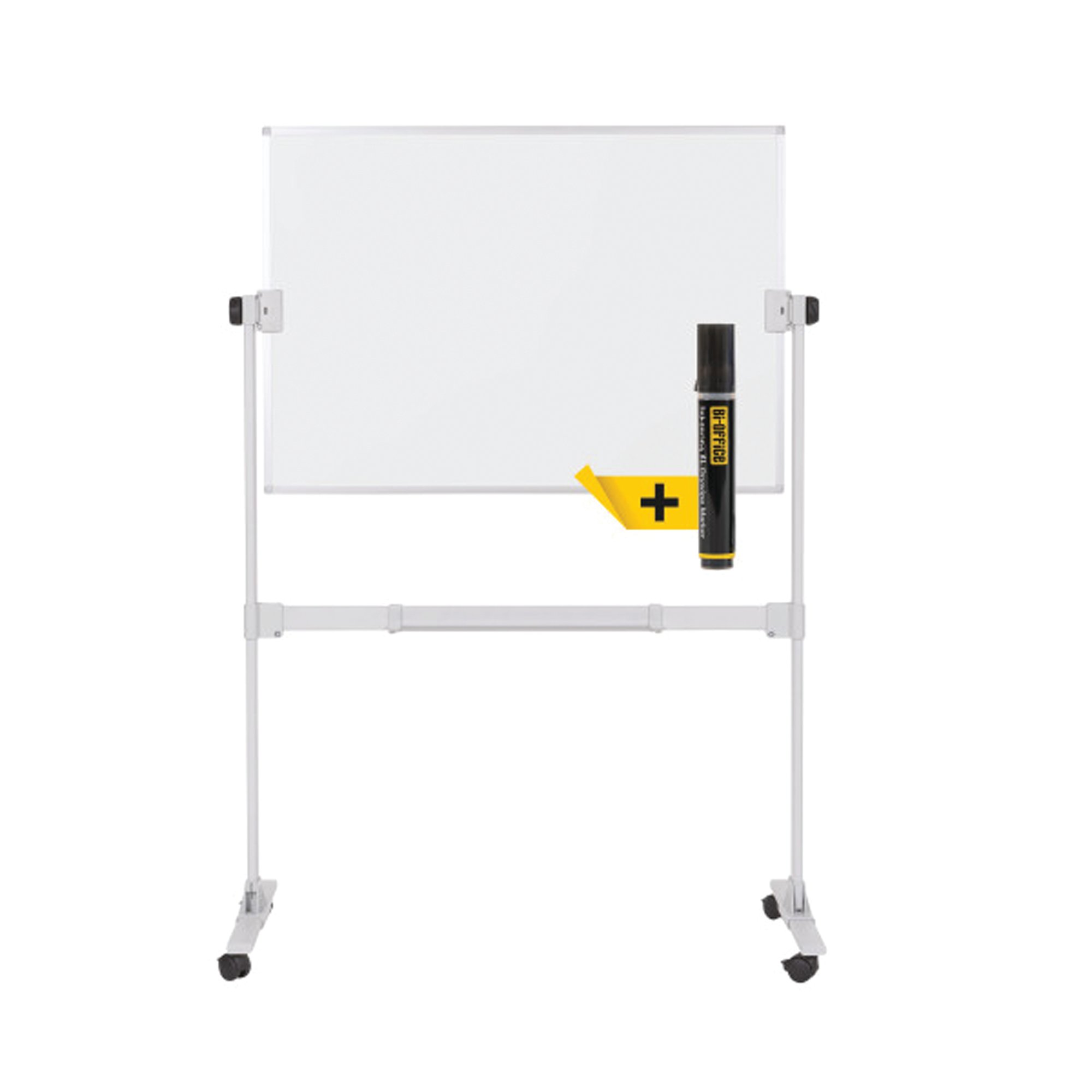Bi-Office Ayda Non-Mag Drywipe Board Mobile Revolver 106.5x75 QR1501AL