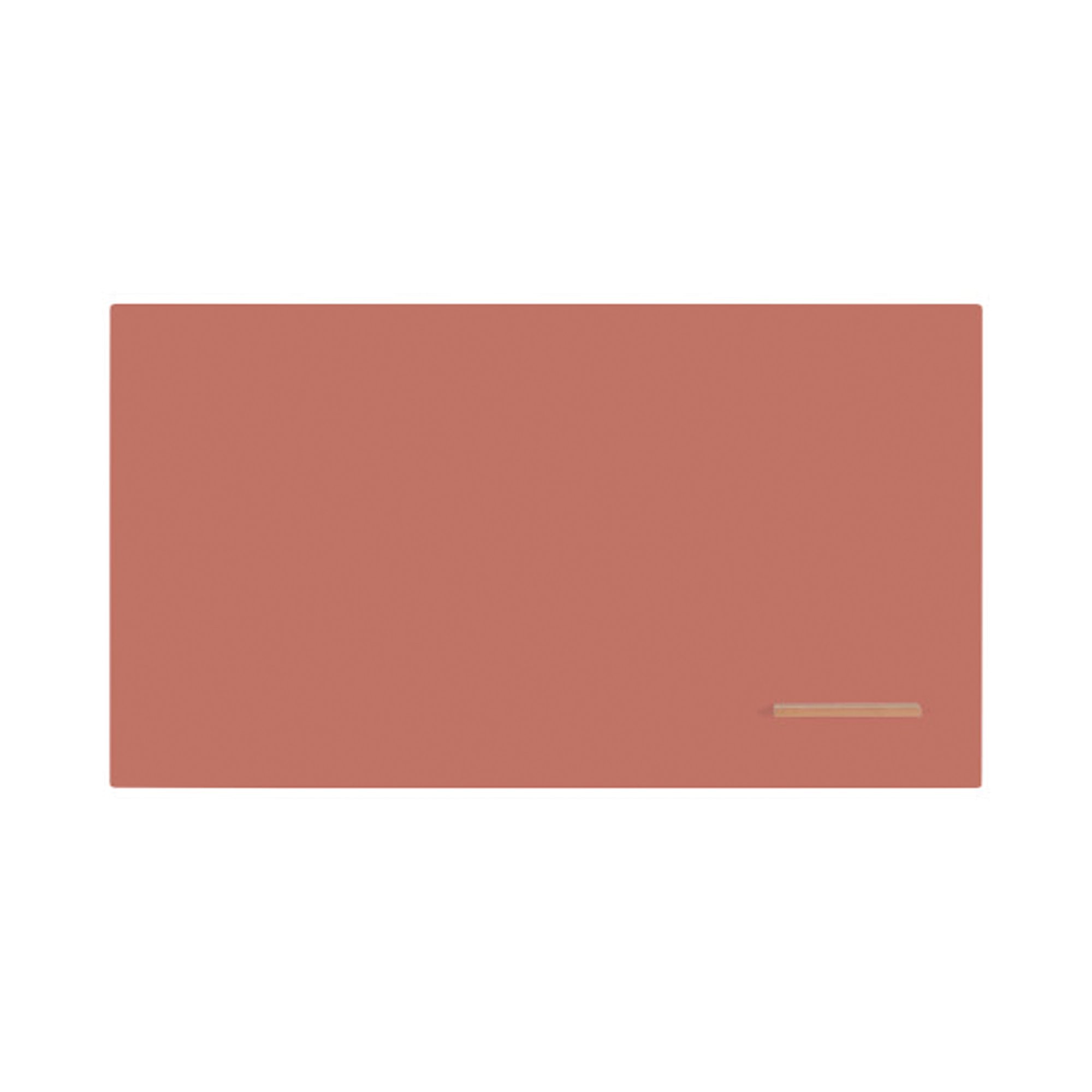 Bi-Office Loop Magnetic Lacquered Steel Surface Frameless board 1800x1000mm Terracotta WRL01880101