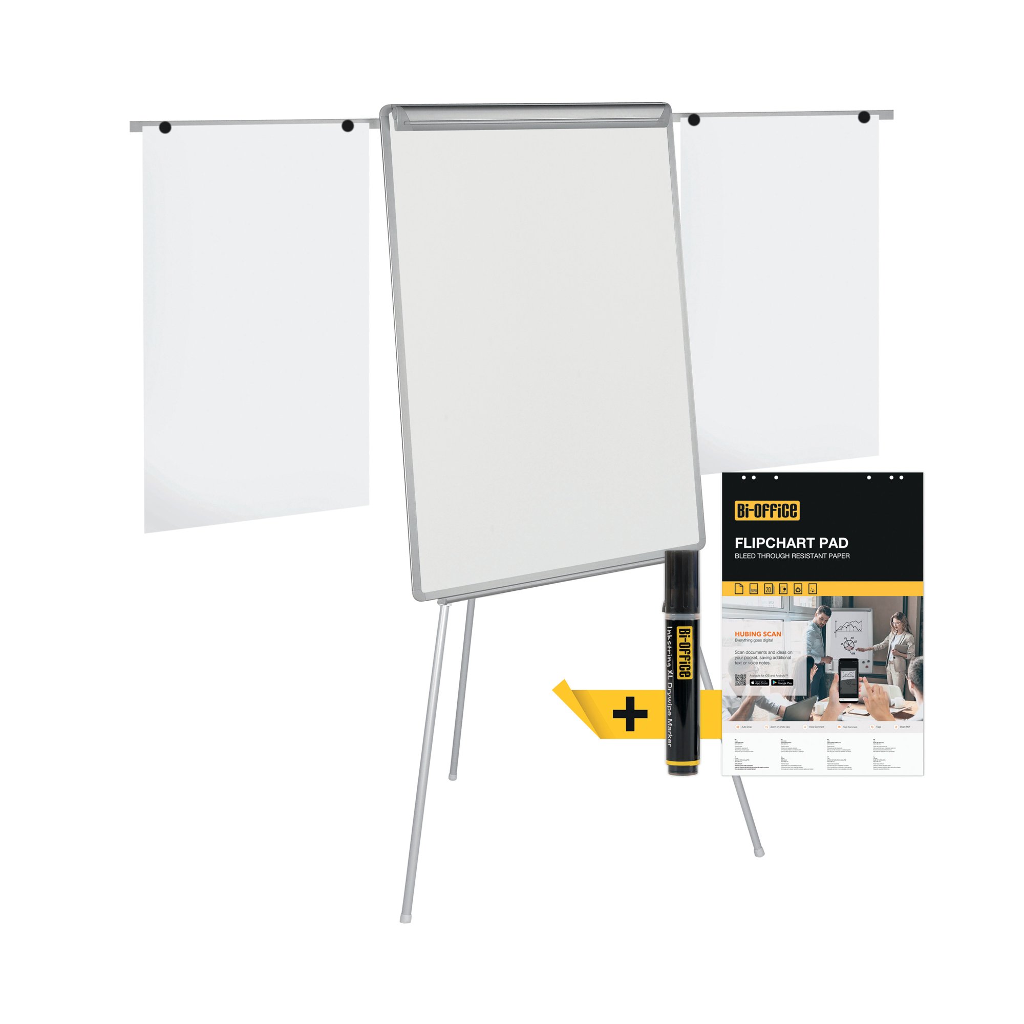 Bi-Office Design Tripod Easel A1 White EEA4600046