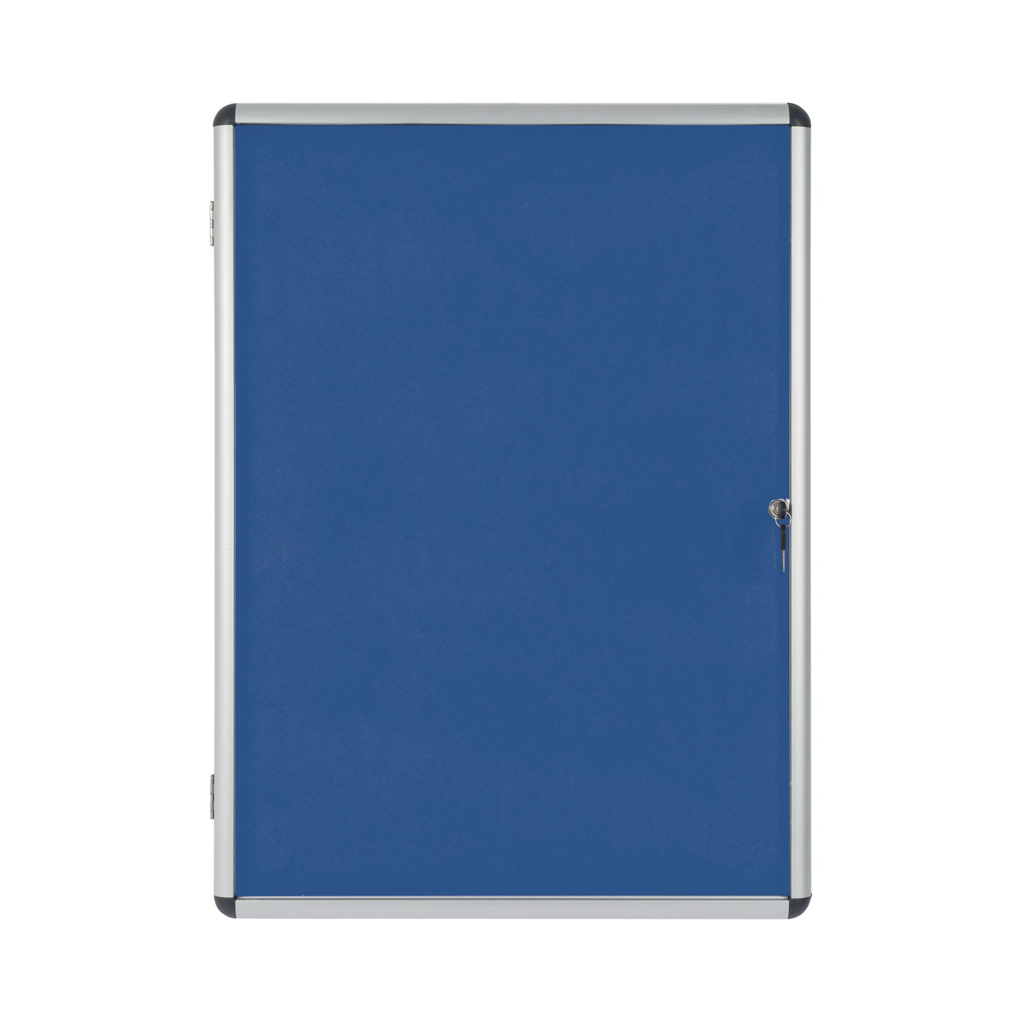 Bi-Office Enclore Felt Indoor Lockable Glazed Case 1160x981x35mm Blue VT640107150
