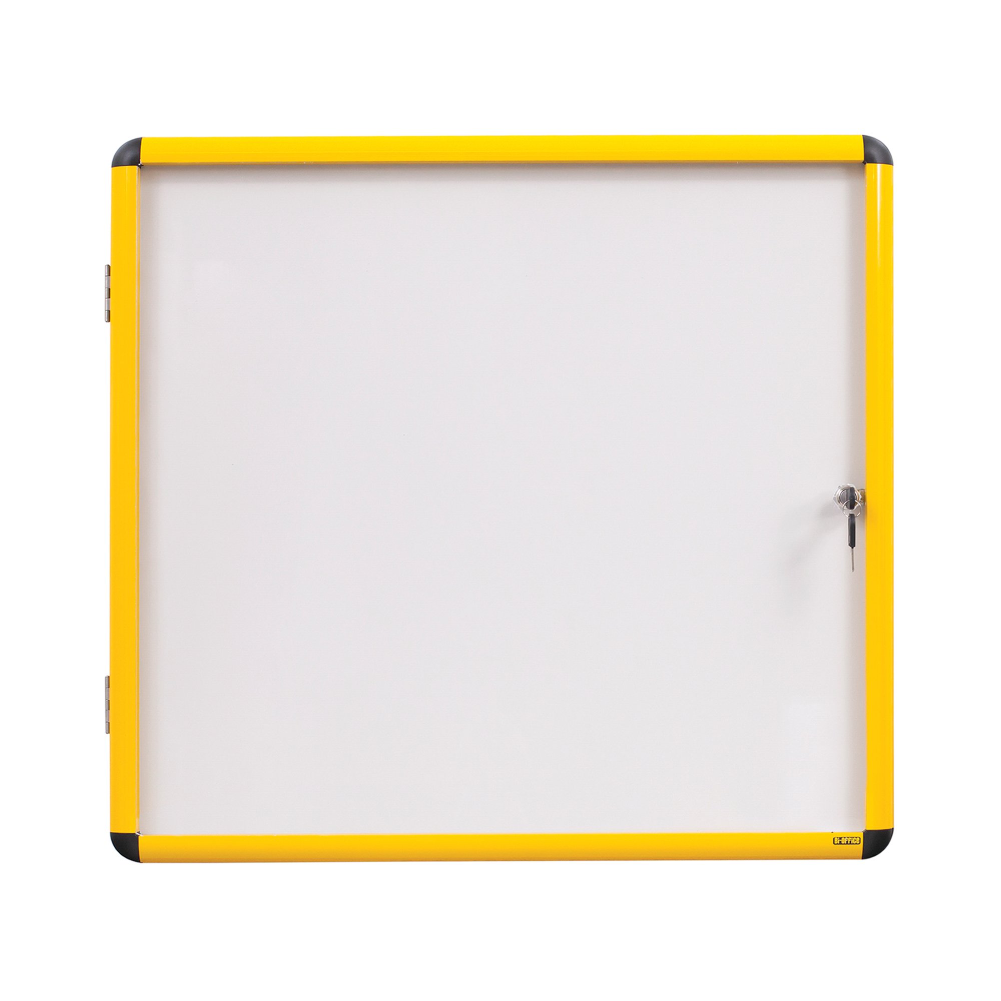 Bi-Office Ultrabrite Display Case Acrylic Yellow Frame 94x129cm - 16 x A4 VT9501601511