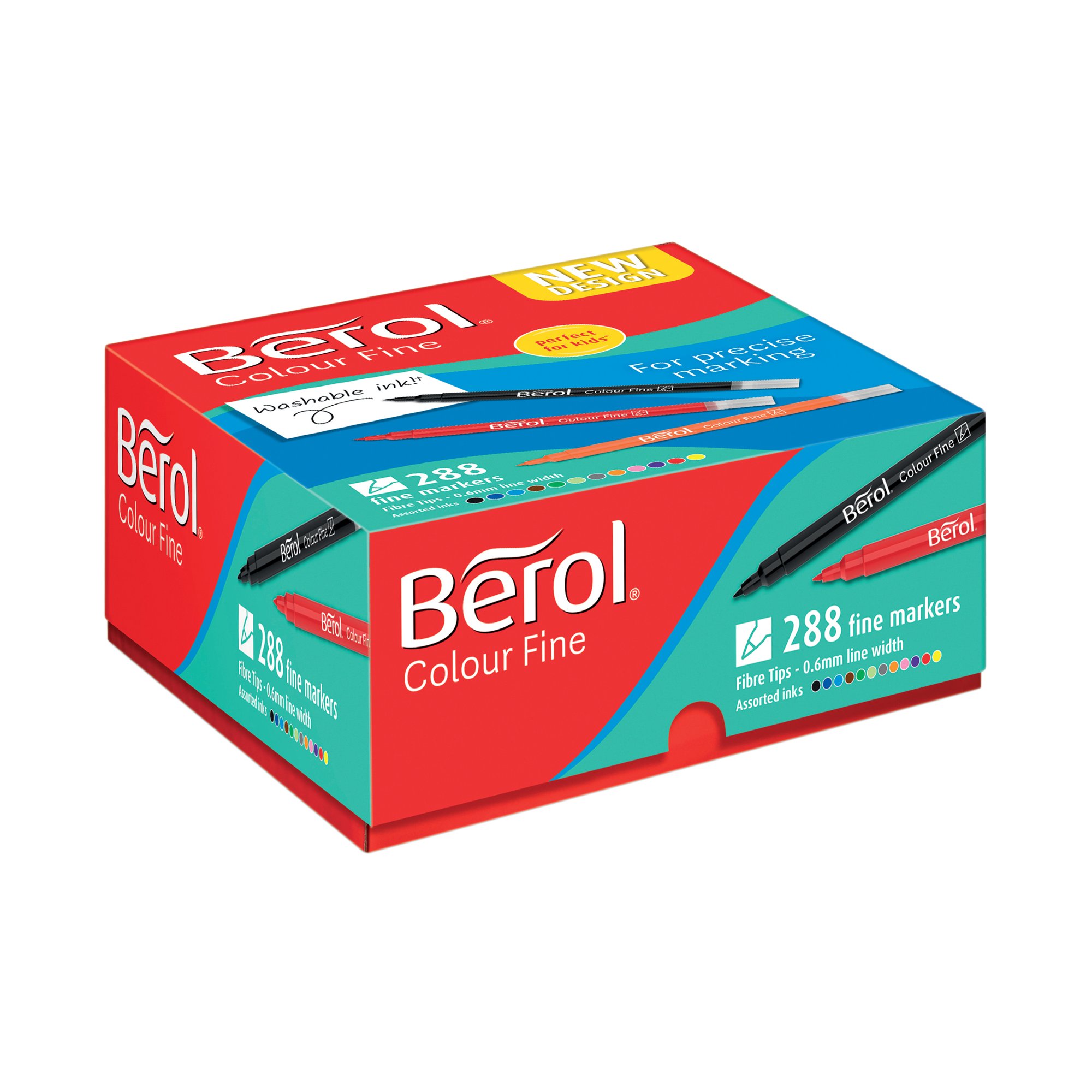 Berol Colour Fine Class Assorted (Pack of 288) 2057601