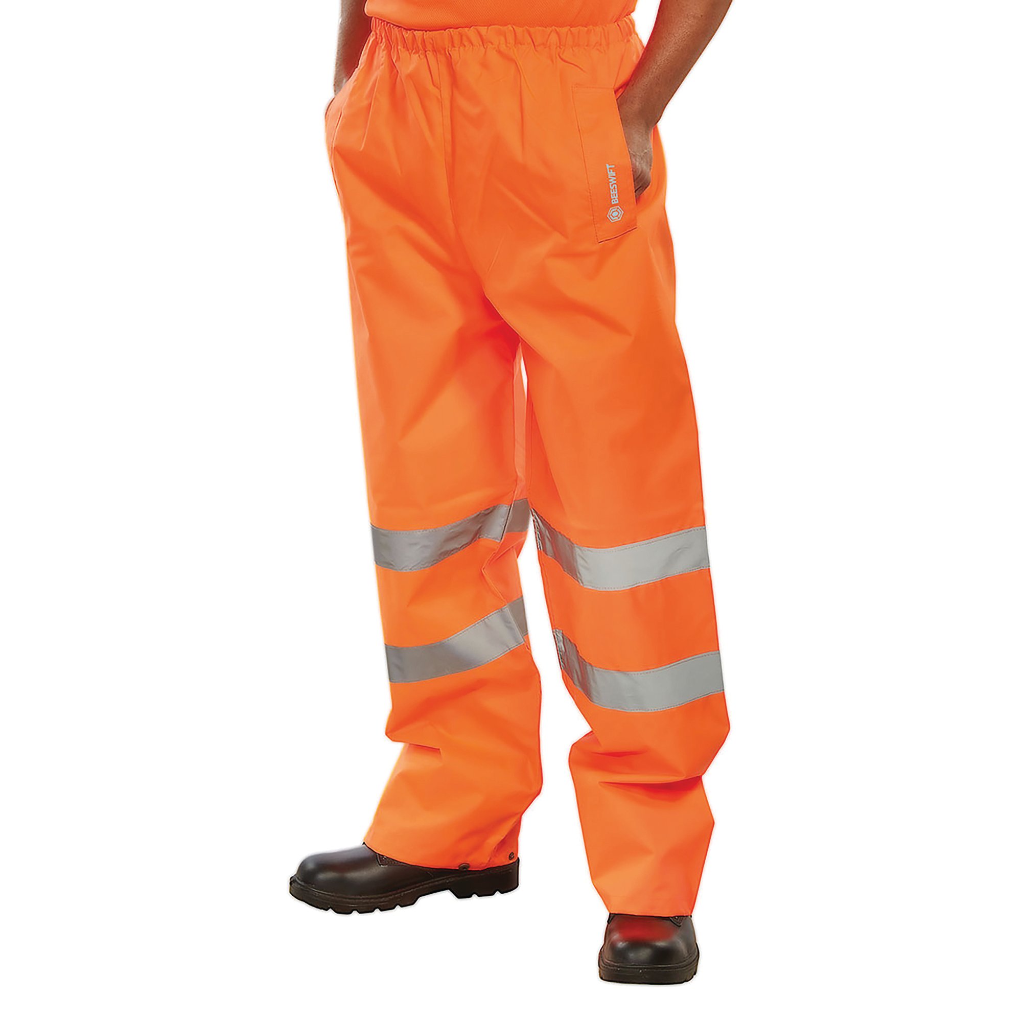 Beeswift High Visibility Traffic Trousers Orange M TENORM