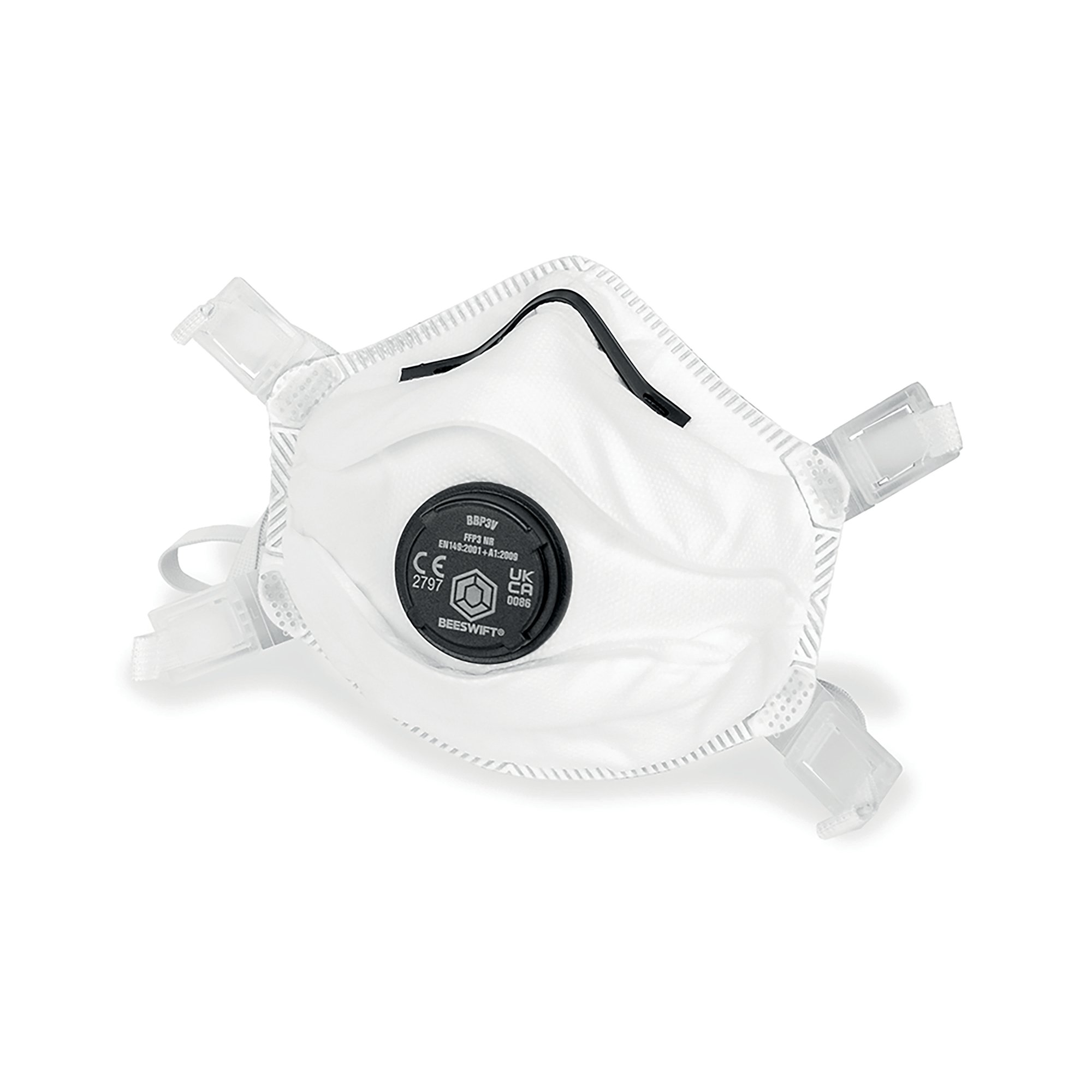 Beeswift B-Brand BBP3 Face Mask Valved (Pack of 5) BBP3VN