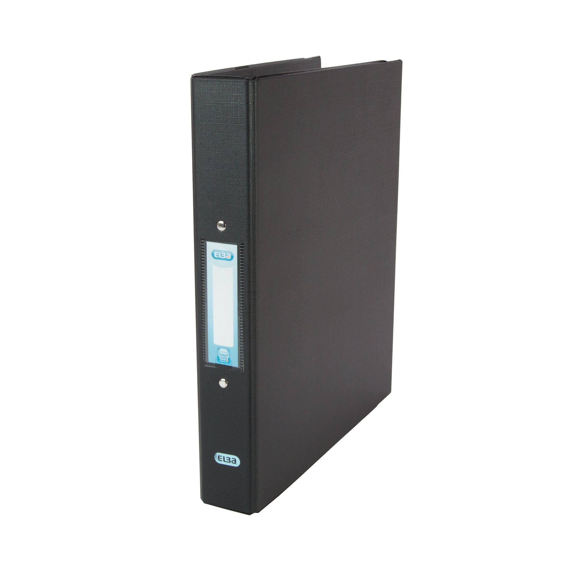 Elba 25mm 2 O-Ring Binder A4 Black Pack of 10 400001512