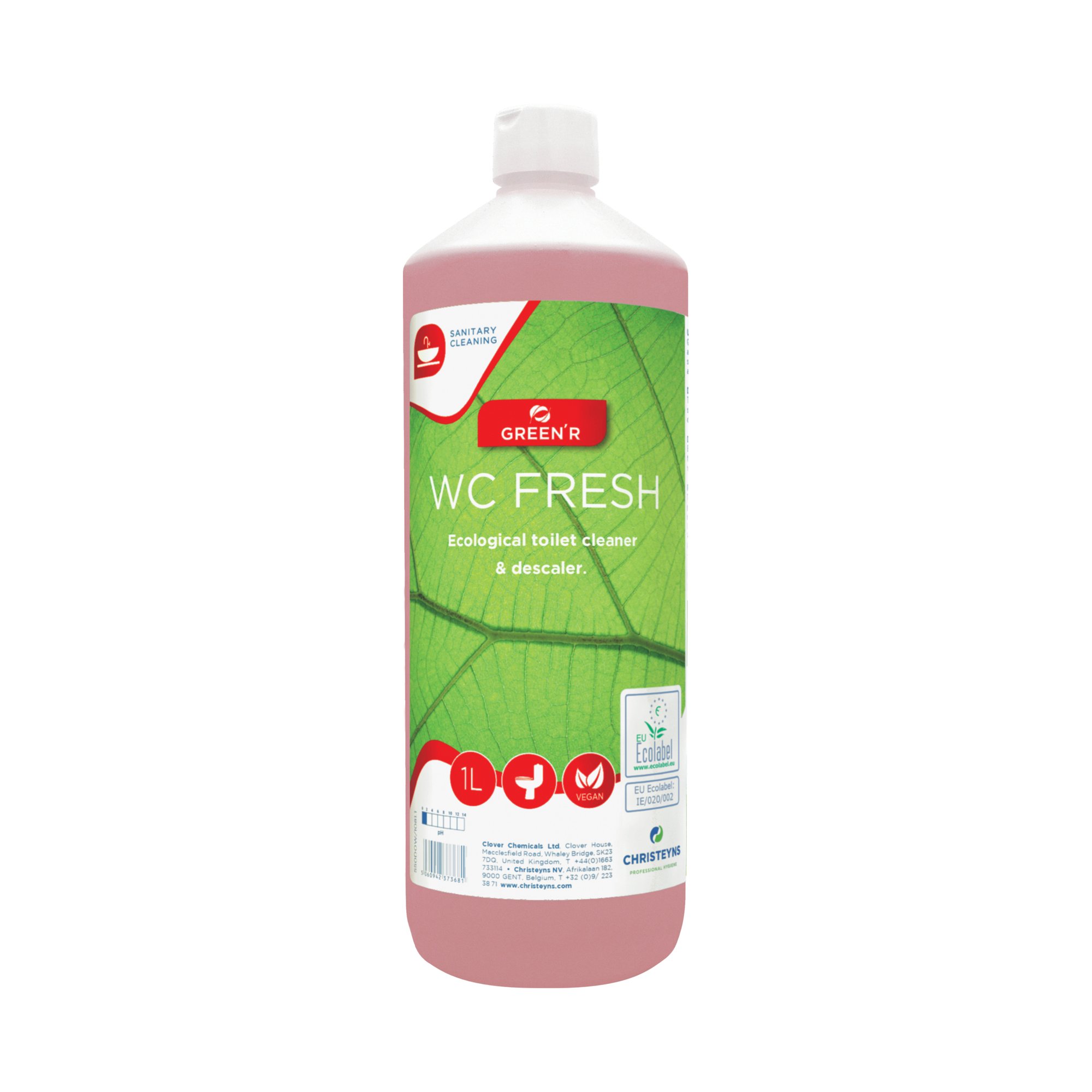 Clover ECO 550 Toilet Cleaner 1 Litre (Pack of 12) 550