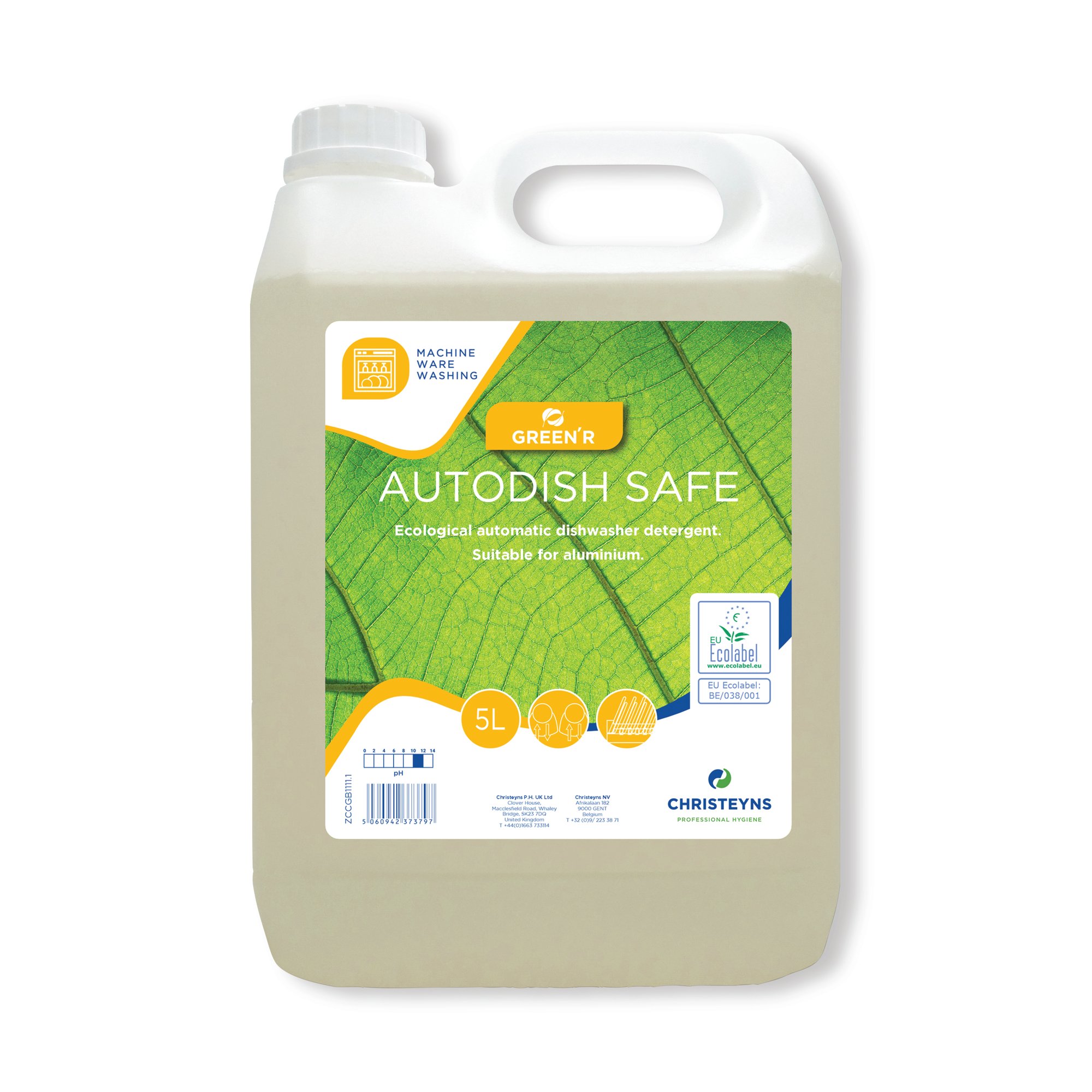 Greenr Autodish Safe Dishwasher Liquid Detergent 5 Litres 383