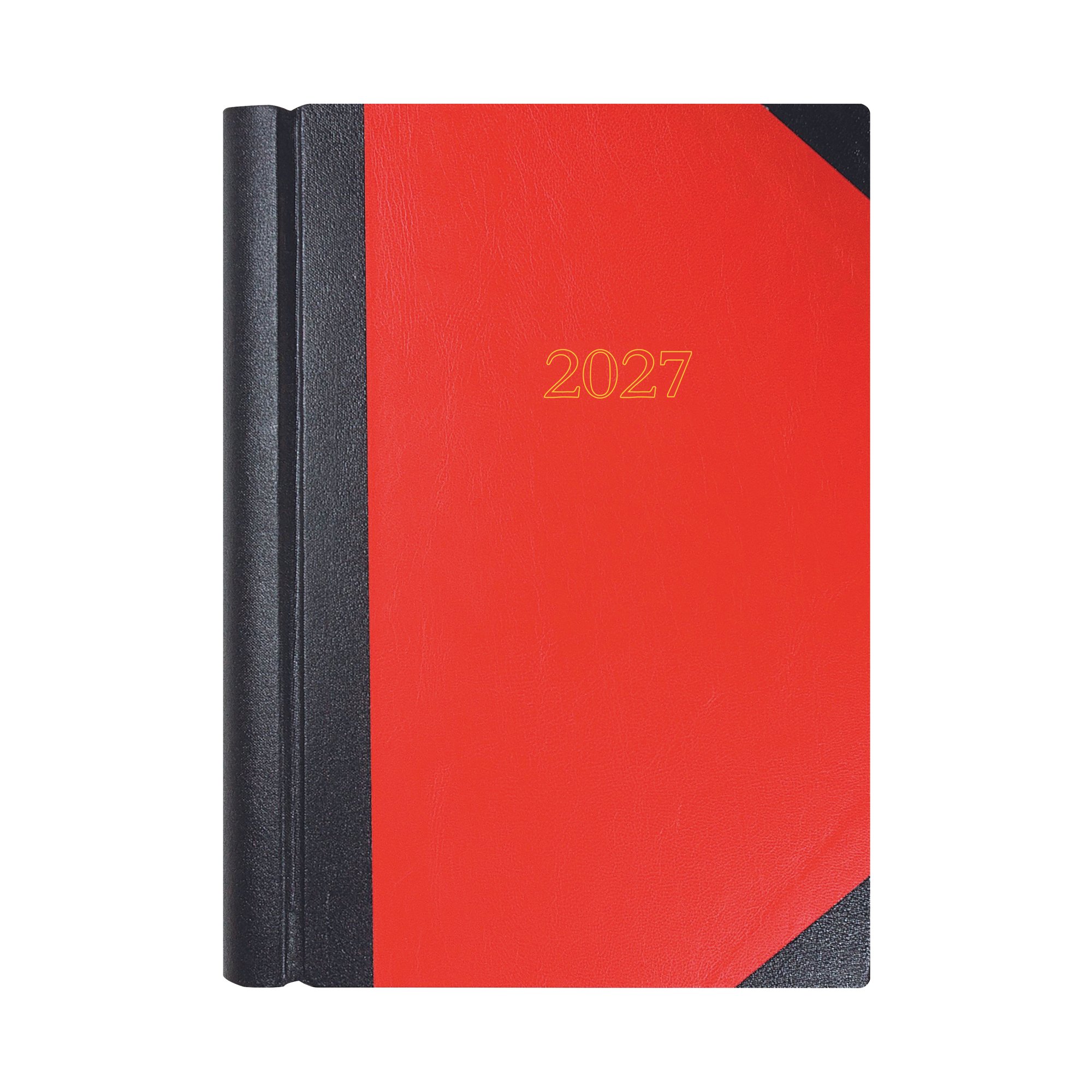 Collins A4 Desk Diary 2 Pages Per Day Black/Red 2027 4227