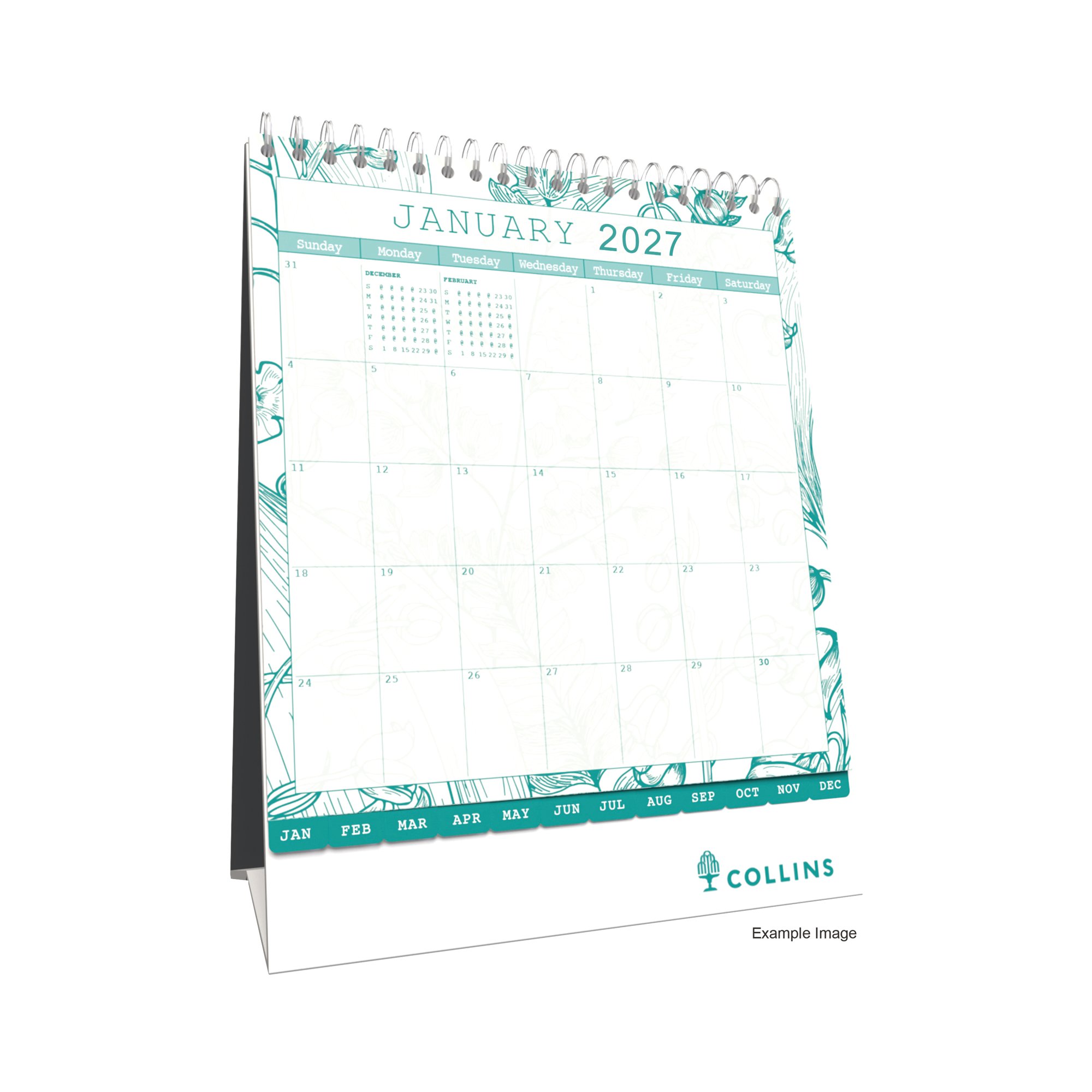 Collins Tara Desk Calendar Month To View 2027 TADC.27