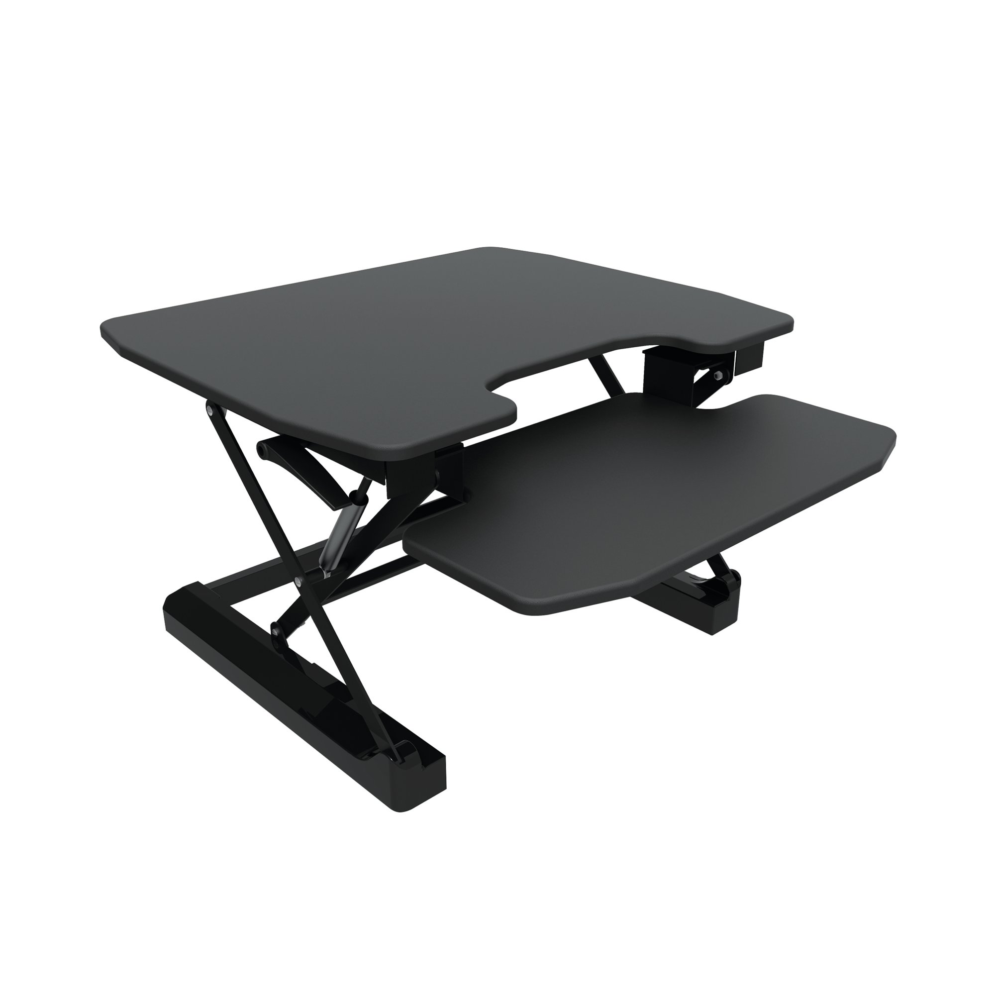 Contour Ergonomics Sit/Stand Height Adjustable Workstation Blk CE04633
