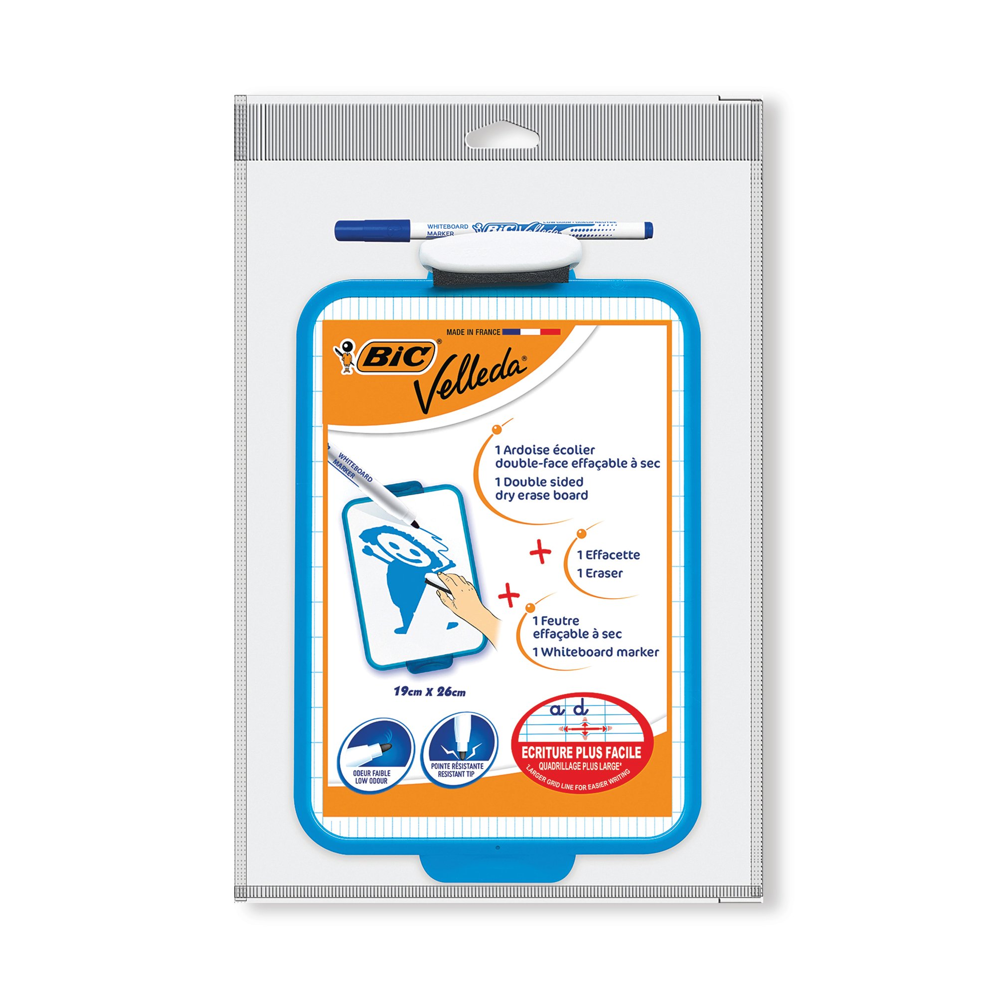Bic Velleda Drywipe Board 190x260mm Blue 841360
