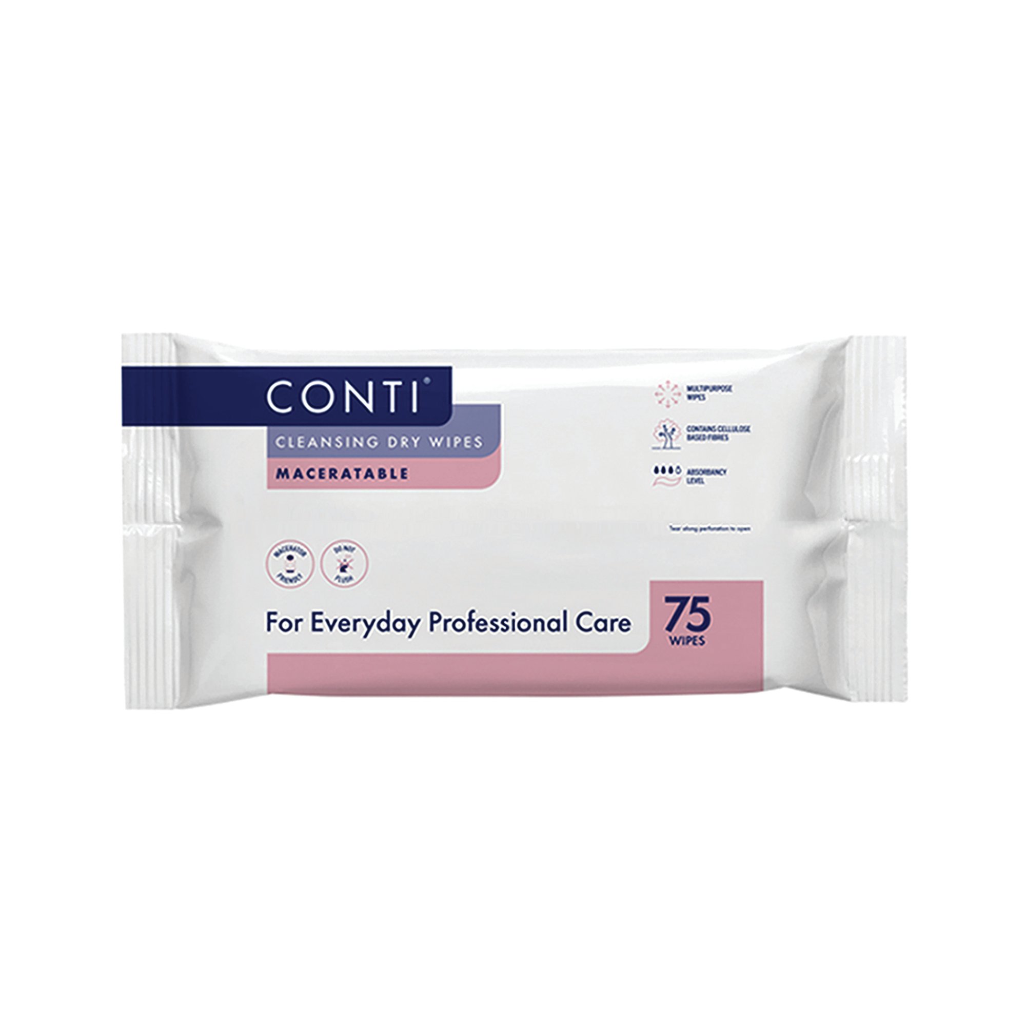 Conti Washcloth Maceratable Large 75 Wipes Pack of 16 CWW075P