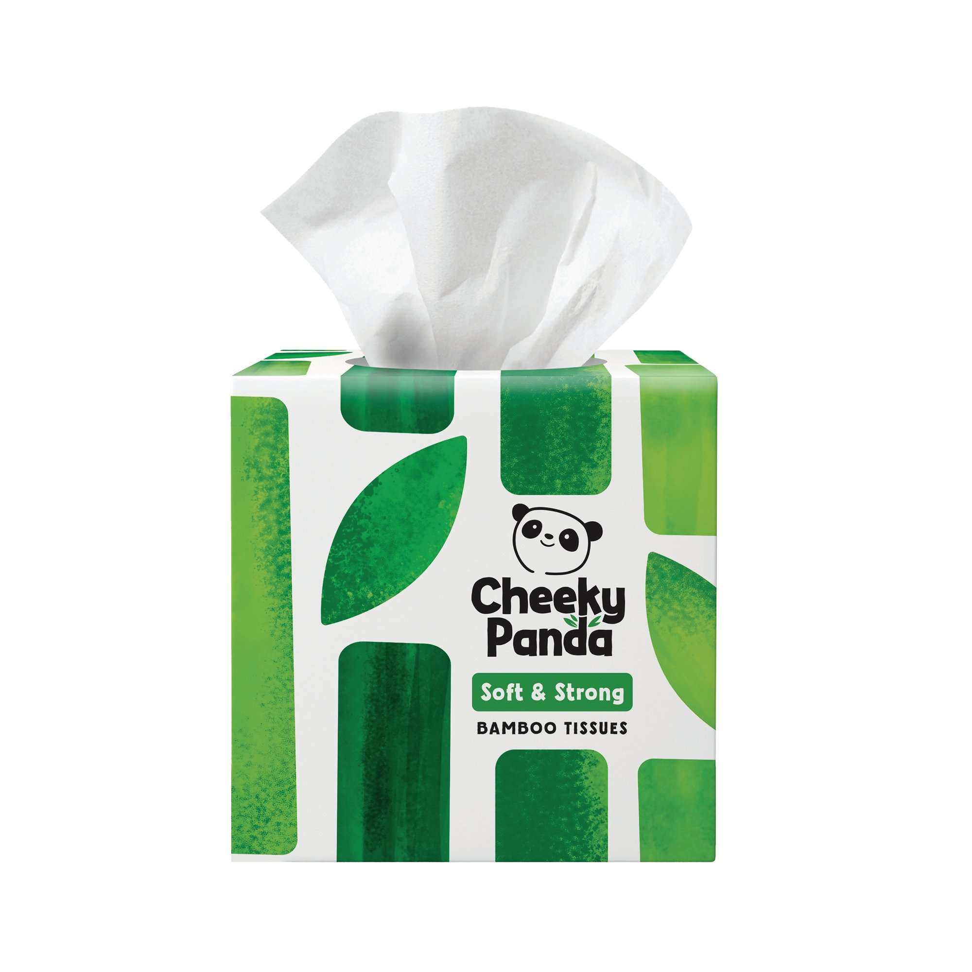 Cheeky Panda Facial Tissues Cube 56 Sheets (Pack of 12) 1103040
