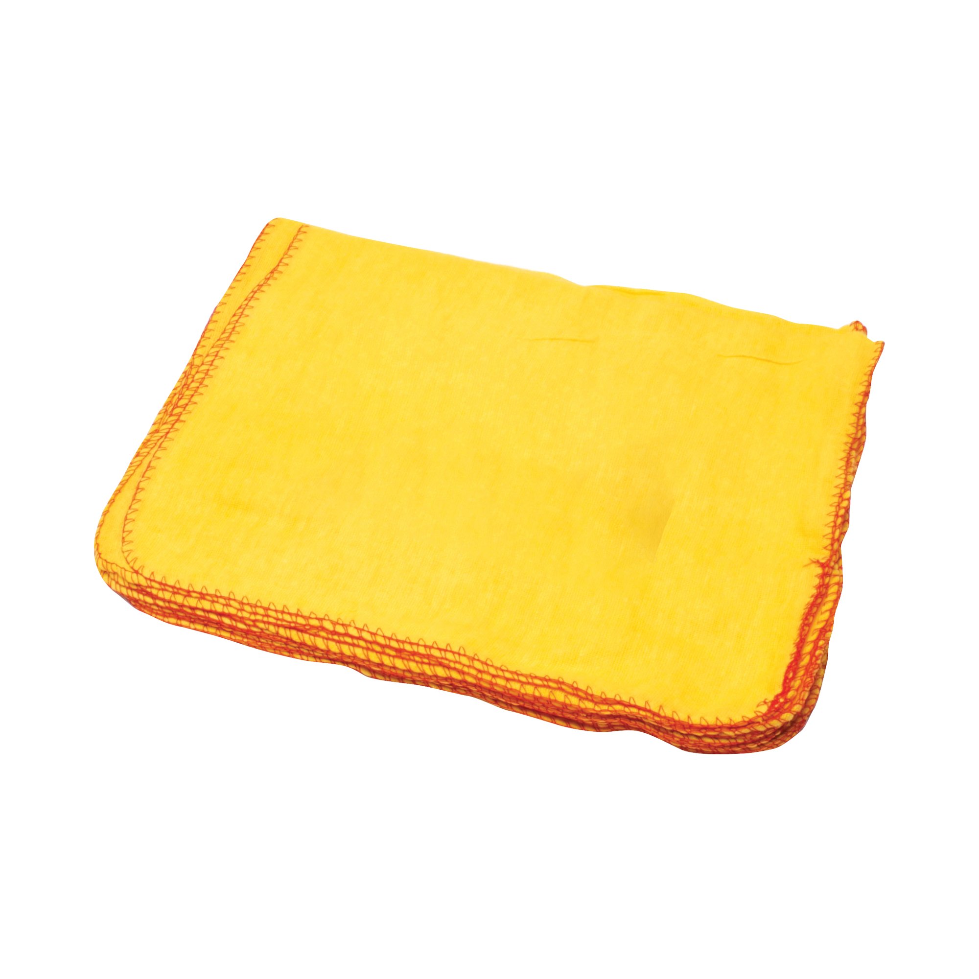 2Work Yellow Duster 508x355mm (Pack of 10) CPD70014