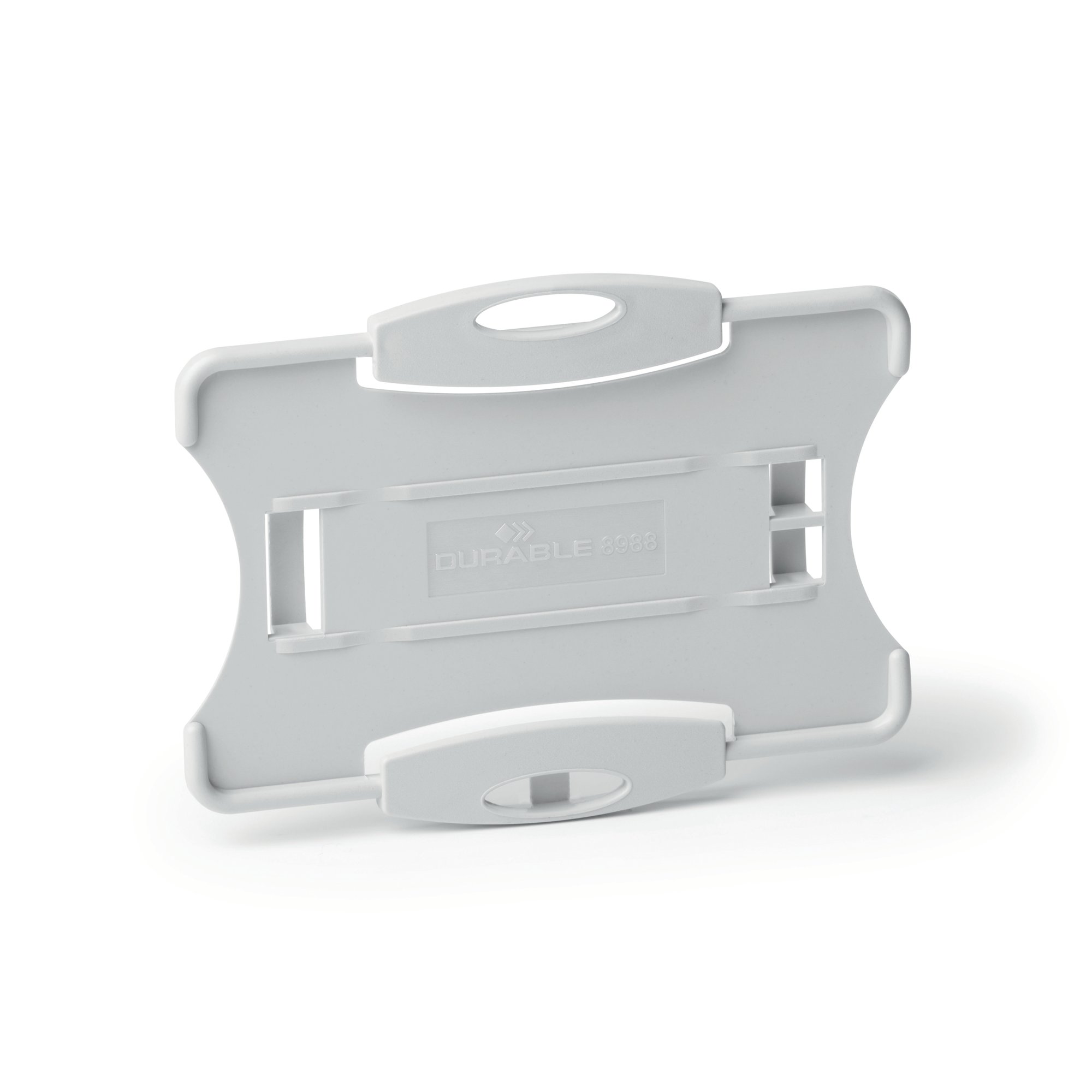 Durable Eco ID Card Holder For 1 Card Grey (Pack of 10) 898810