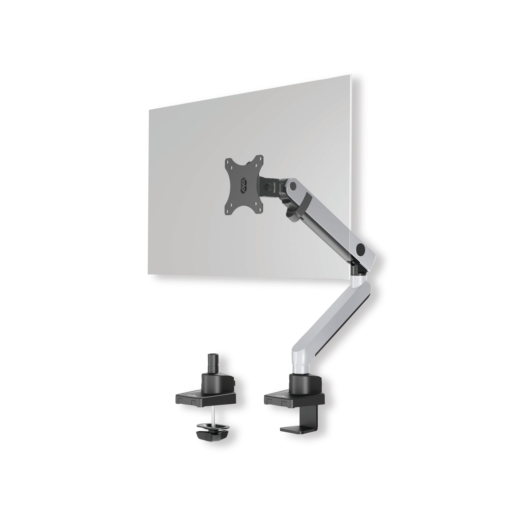 Durable Select Plus Monitor Mount Arm for 1 Screen Up to 32 Inch with Desk Clamp Attachment 509623