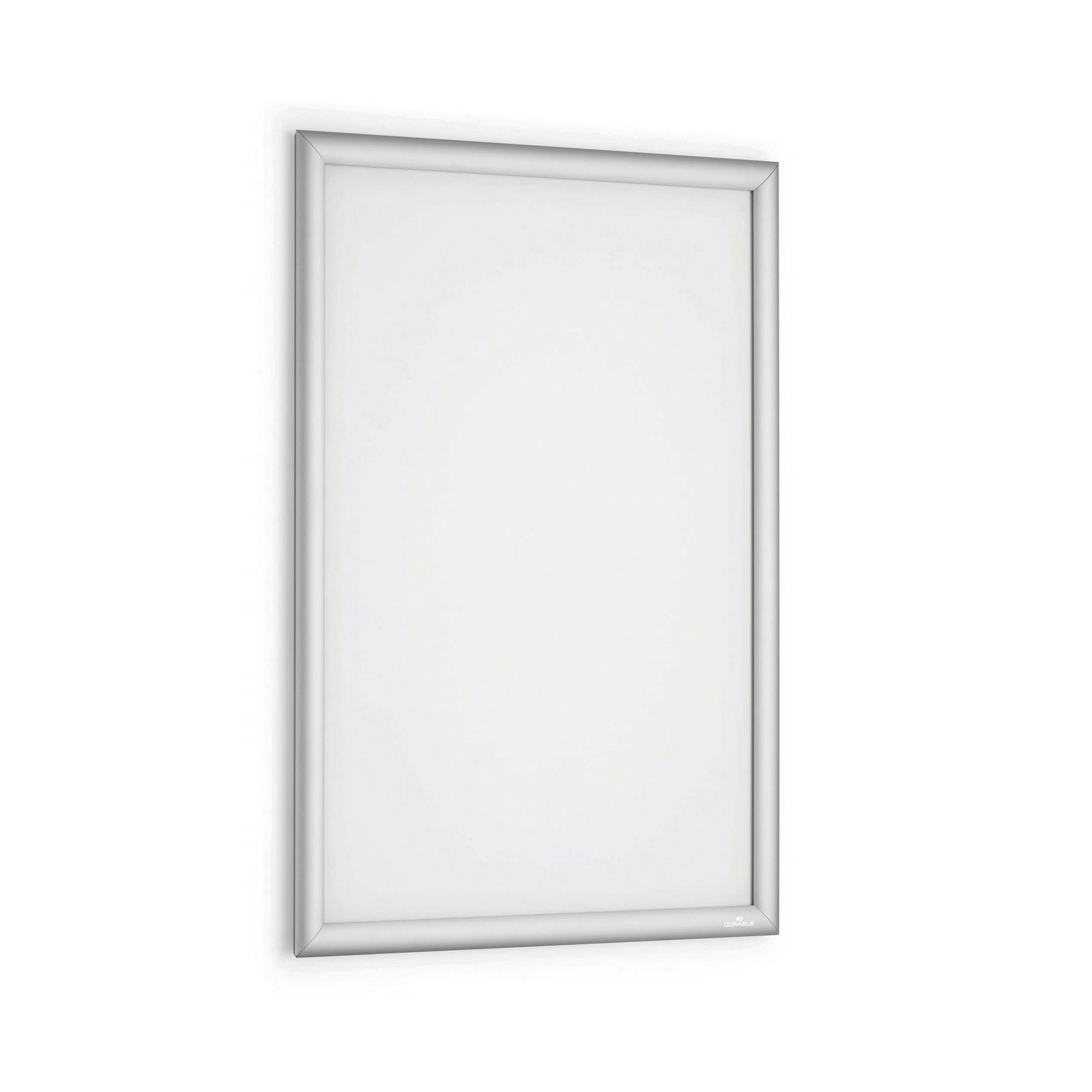 Durable Aluminium Snap Frame Notice Holder A2 Silver 500823