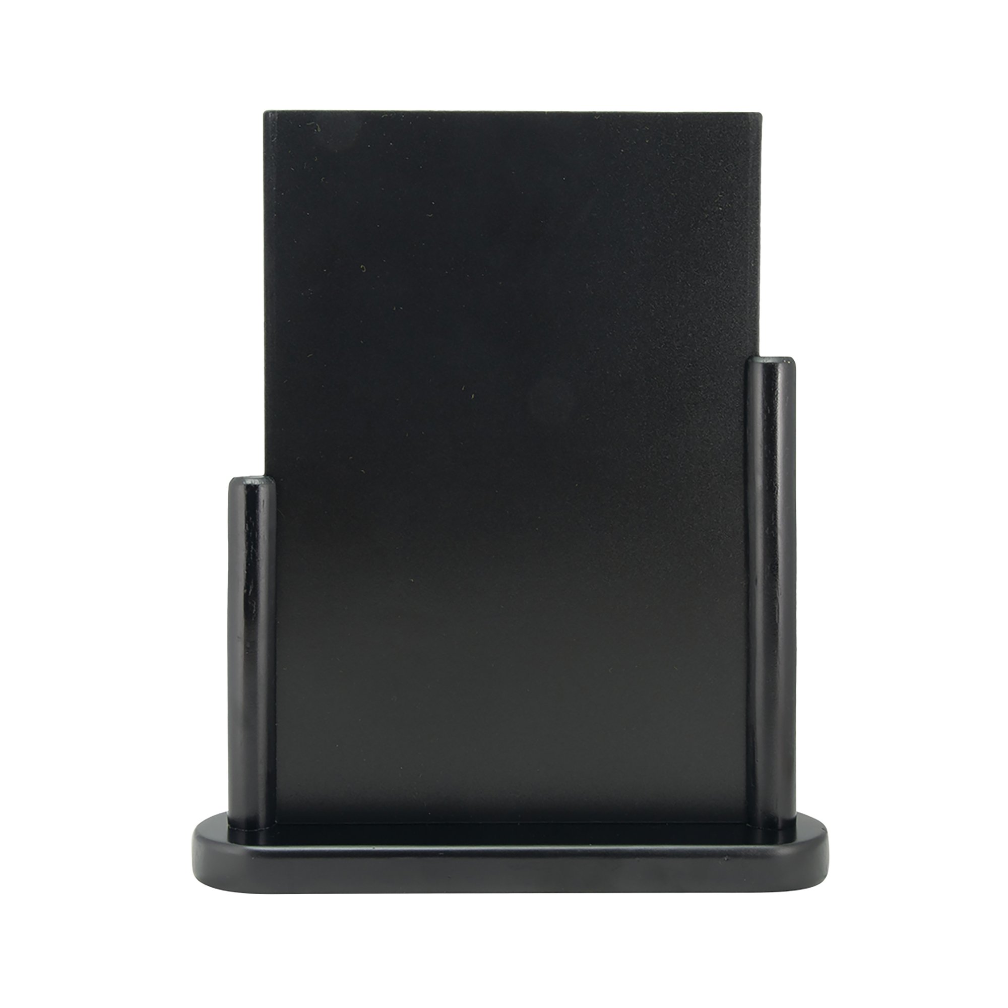 Deflecto Double Sided Large Countertop Chalkboard Information Display Black TCB-LG-BLK