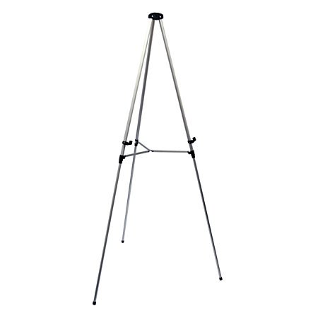 Bi-Office Lightweight Display Easel Silver 86x165cm FLX03202