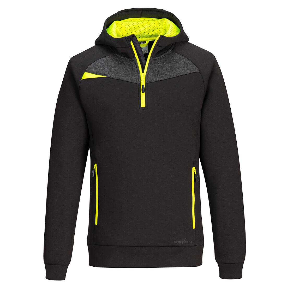 Portwest DX4 Quarter Zip Hoodie 3XL Blk