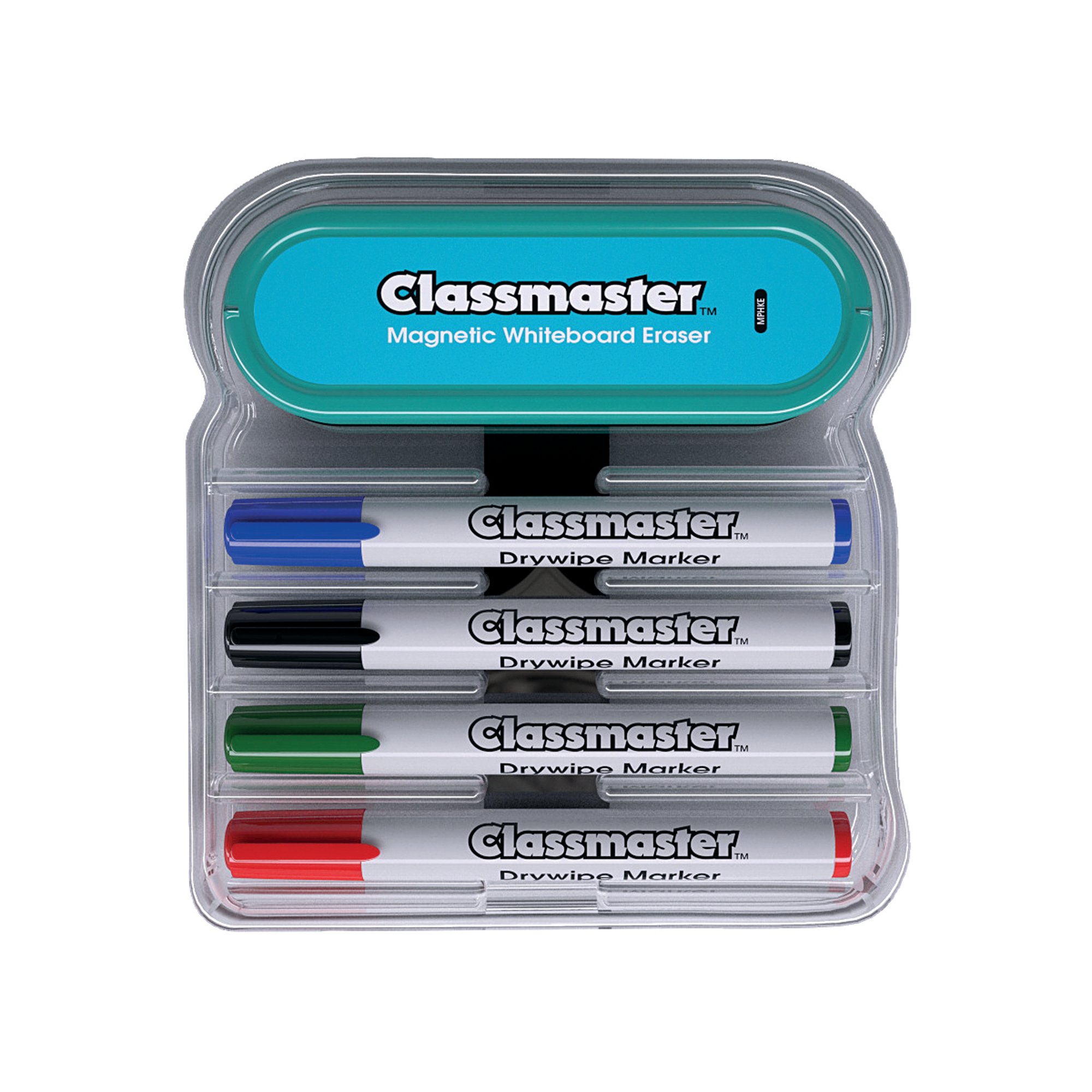 Classmaster Magnetic Whiteboard Organiser with 4 Drywipe Pens MPHK