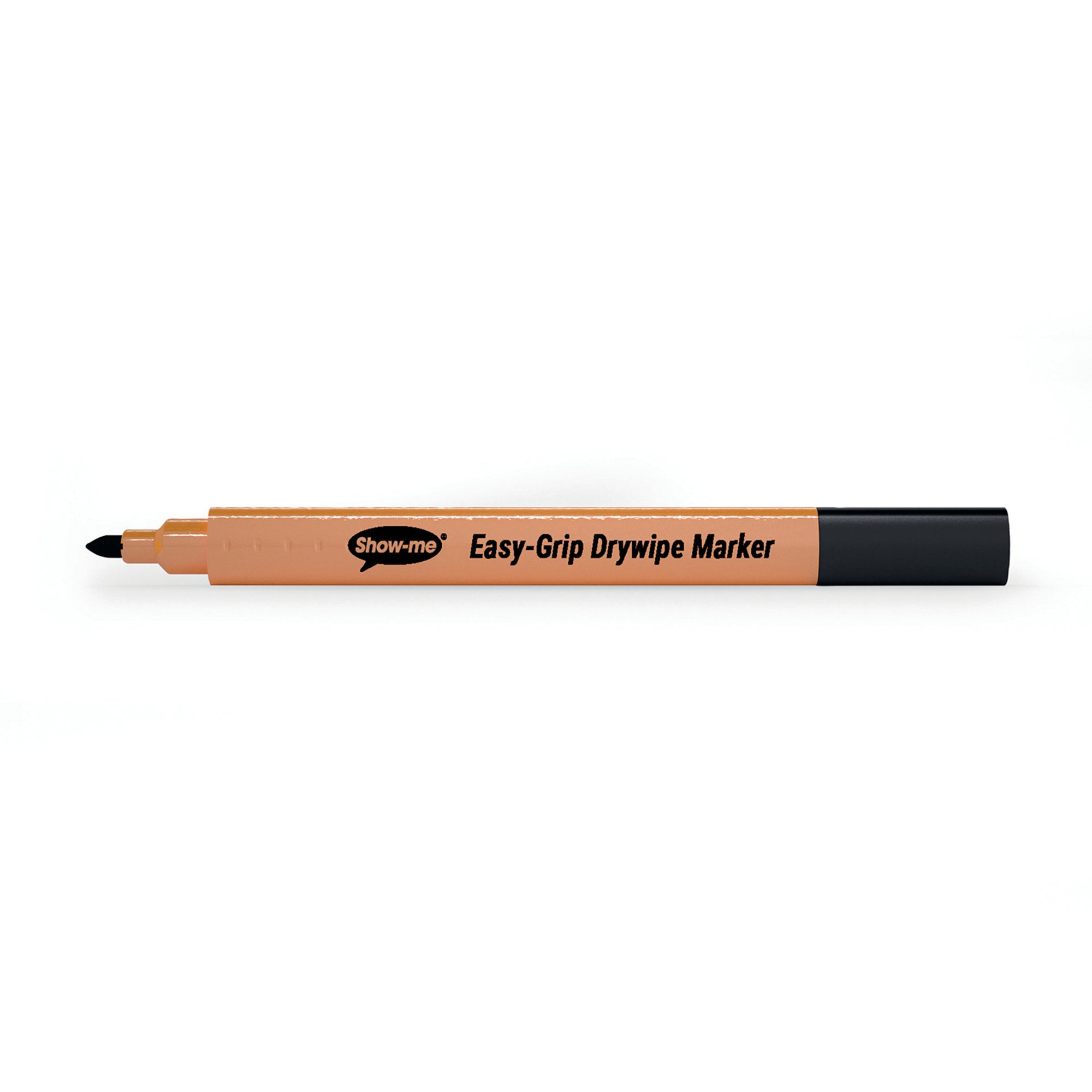 Show-me Whiteboard Pens Triangular Black (Pack of 10) EGWM10
