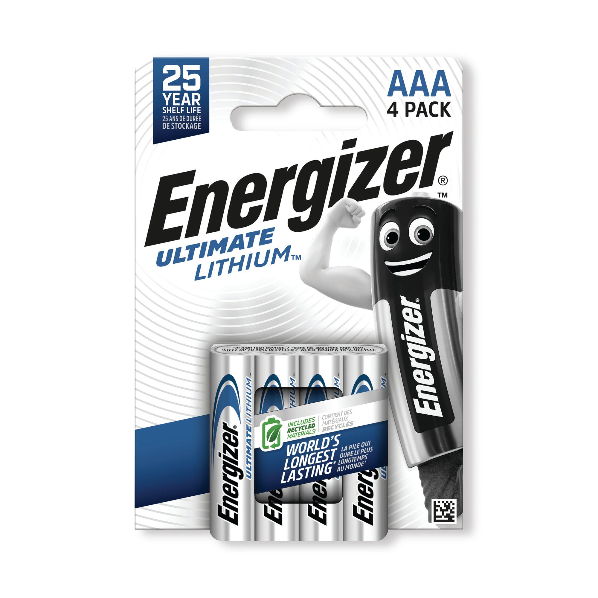 Energizer Ultimate AAA Lithium Batteries (Pack of 4) 632965